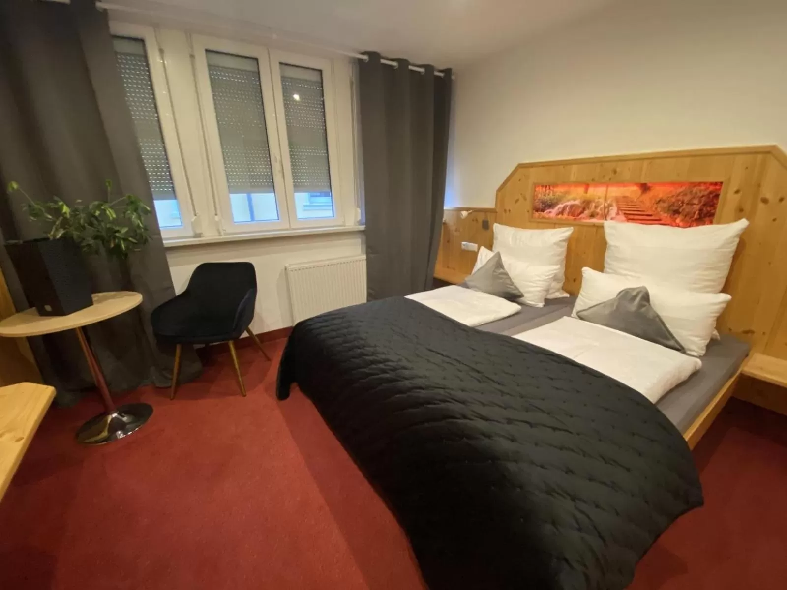 Bed in Hotel Wilder Mann