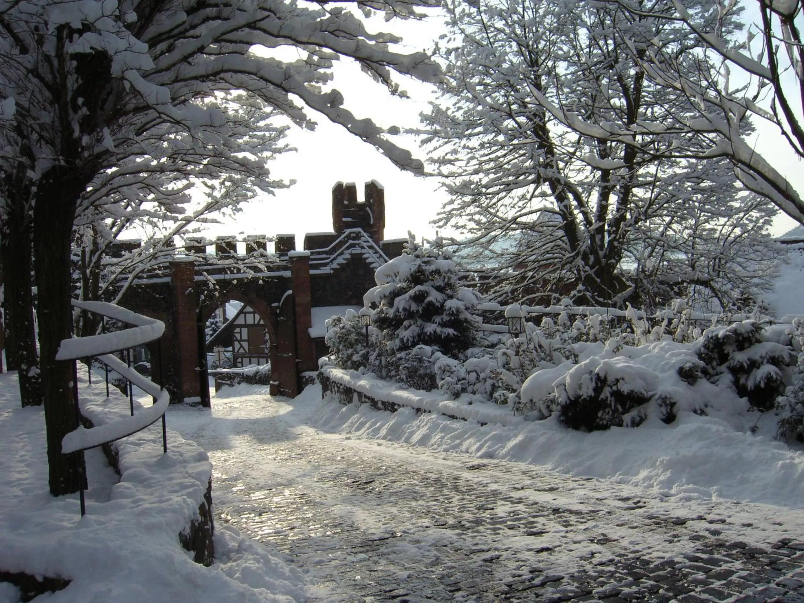 Winter in Burghotel Staufenberg