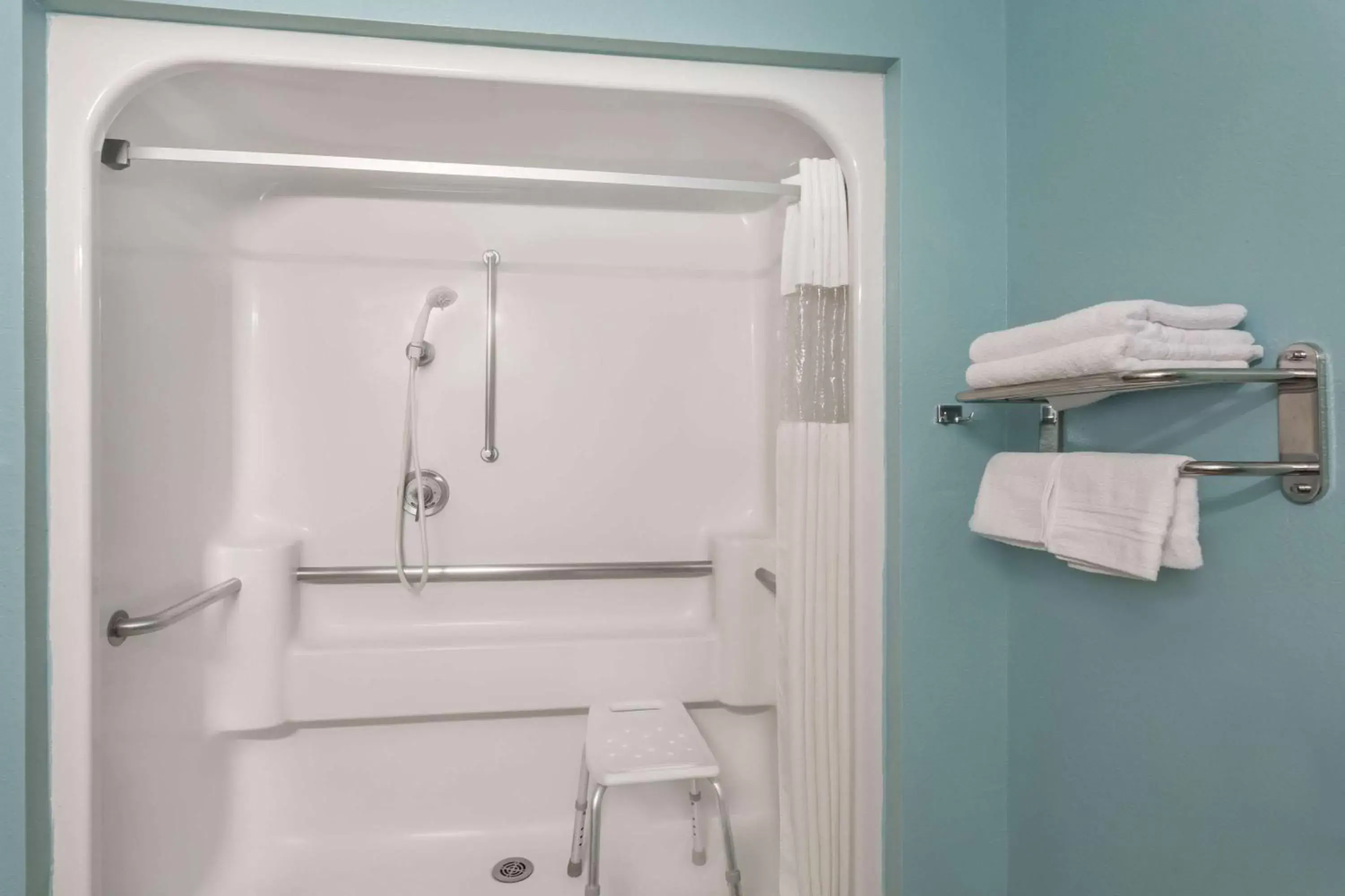 Shower, Bathroom in Super 8 by Wyndham Cedar City
