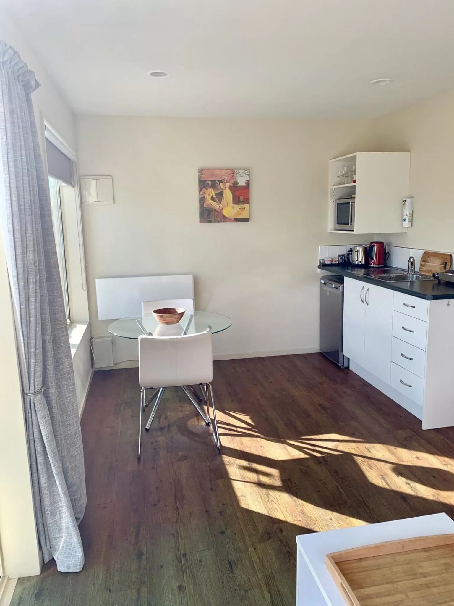 Kitchen or kitchenette in Teviot View Accommodation