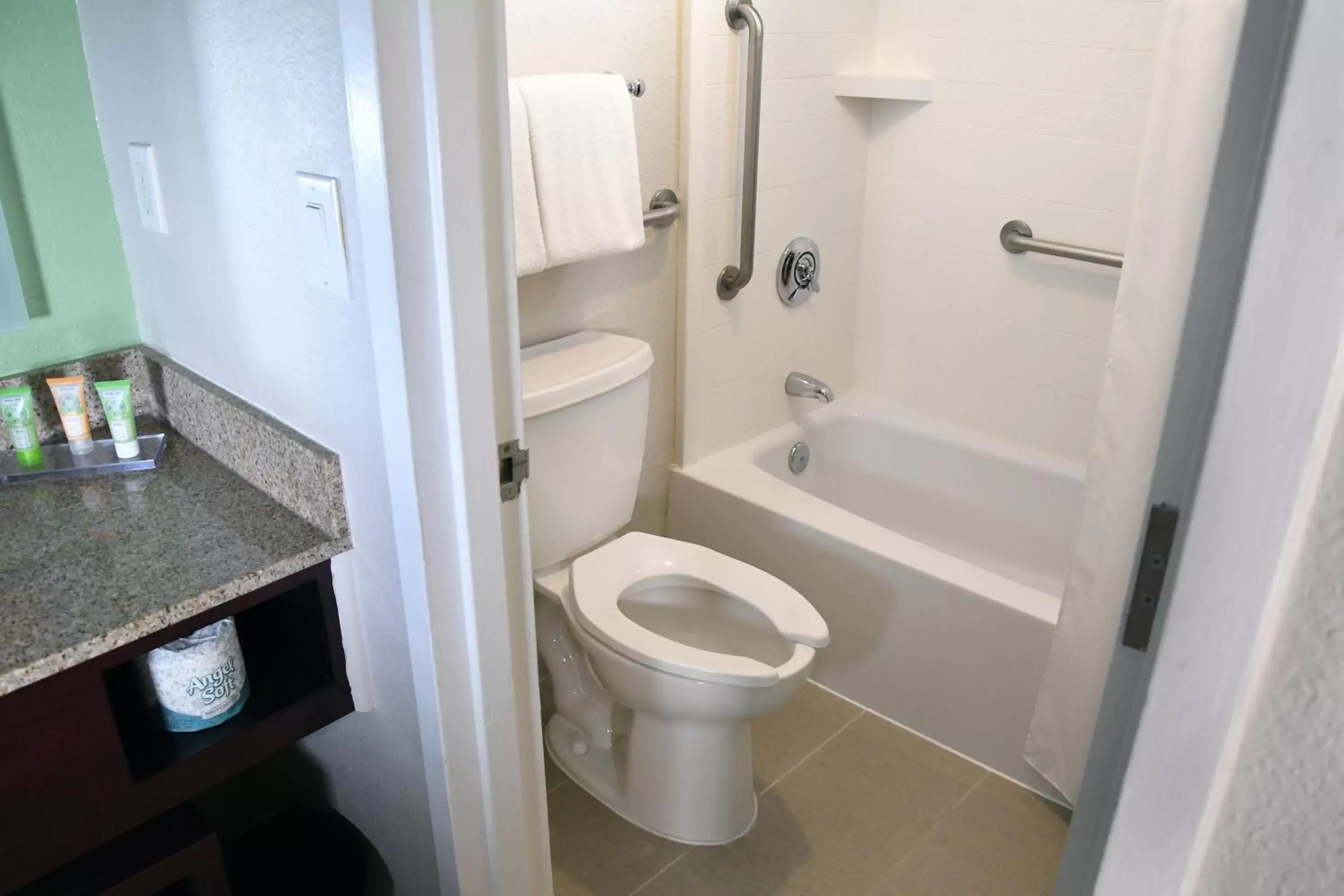 Toilet, Bathroom in Wyndham Garden Lake Buena Vista Disney Springs® Resort Area