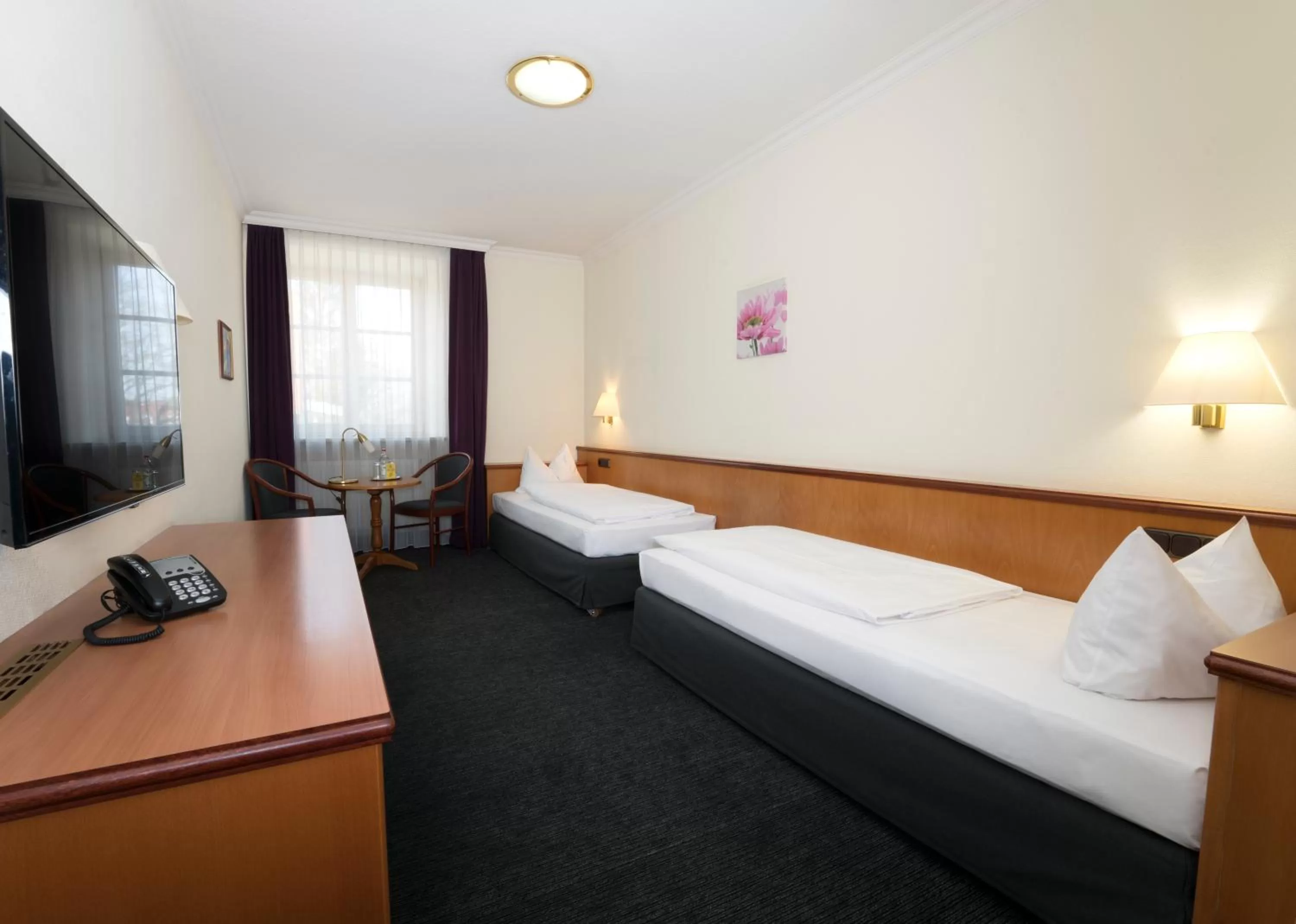 Photo of the whole room, Bed in Landhotel Hirsch