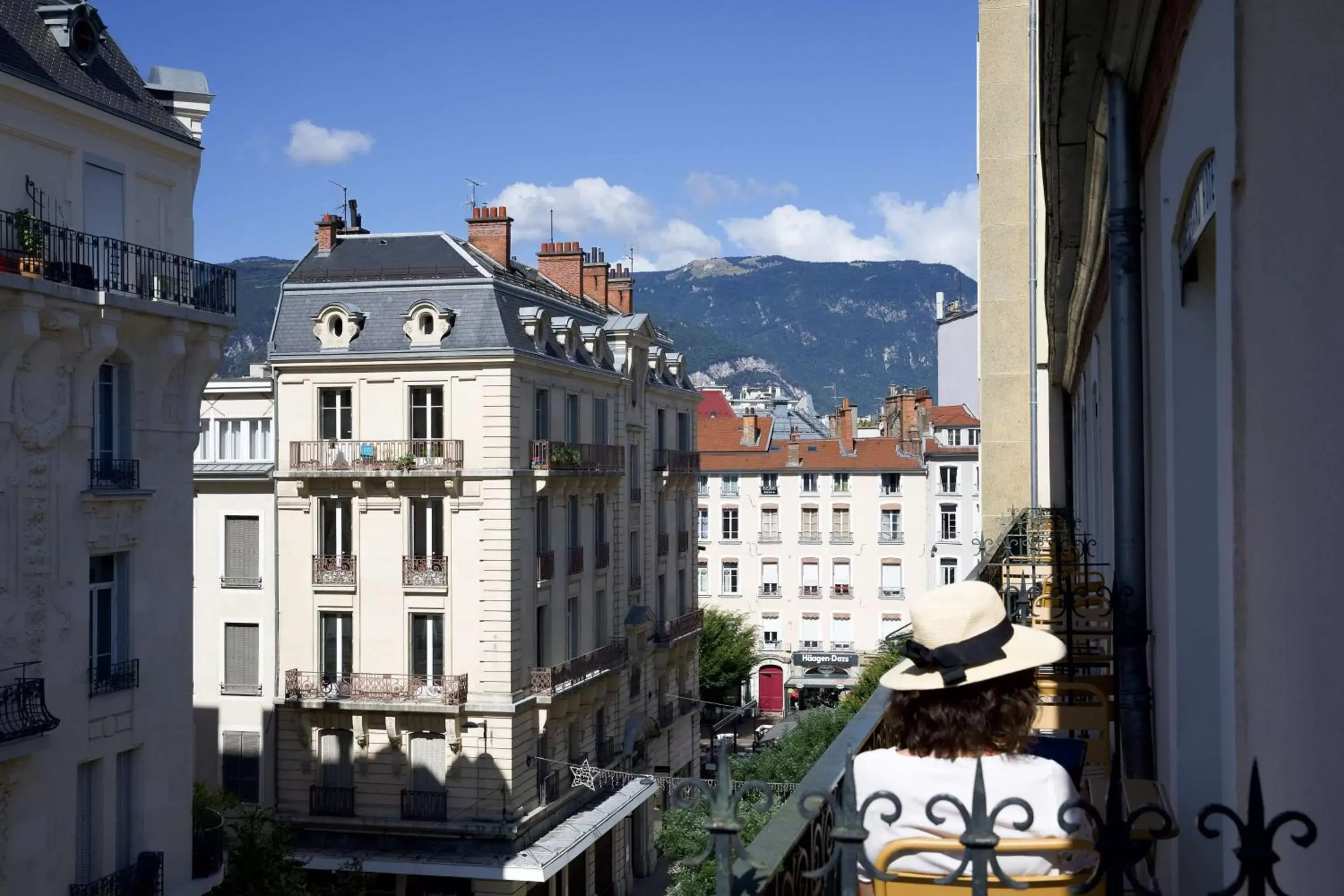 View (from property/room) in Le Grand Hôtel Grenoble, BW Premier Collection by Best Western