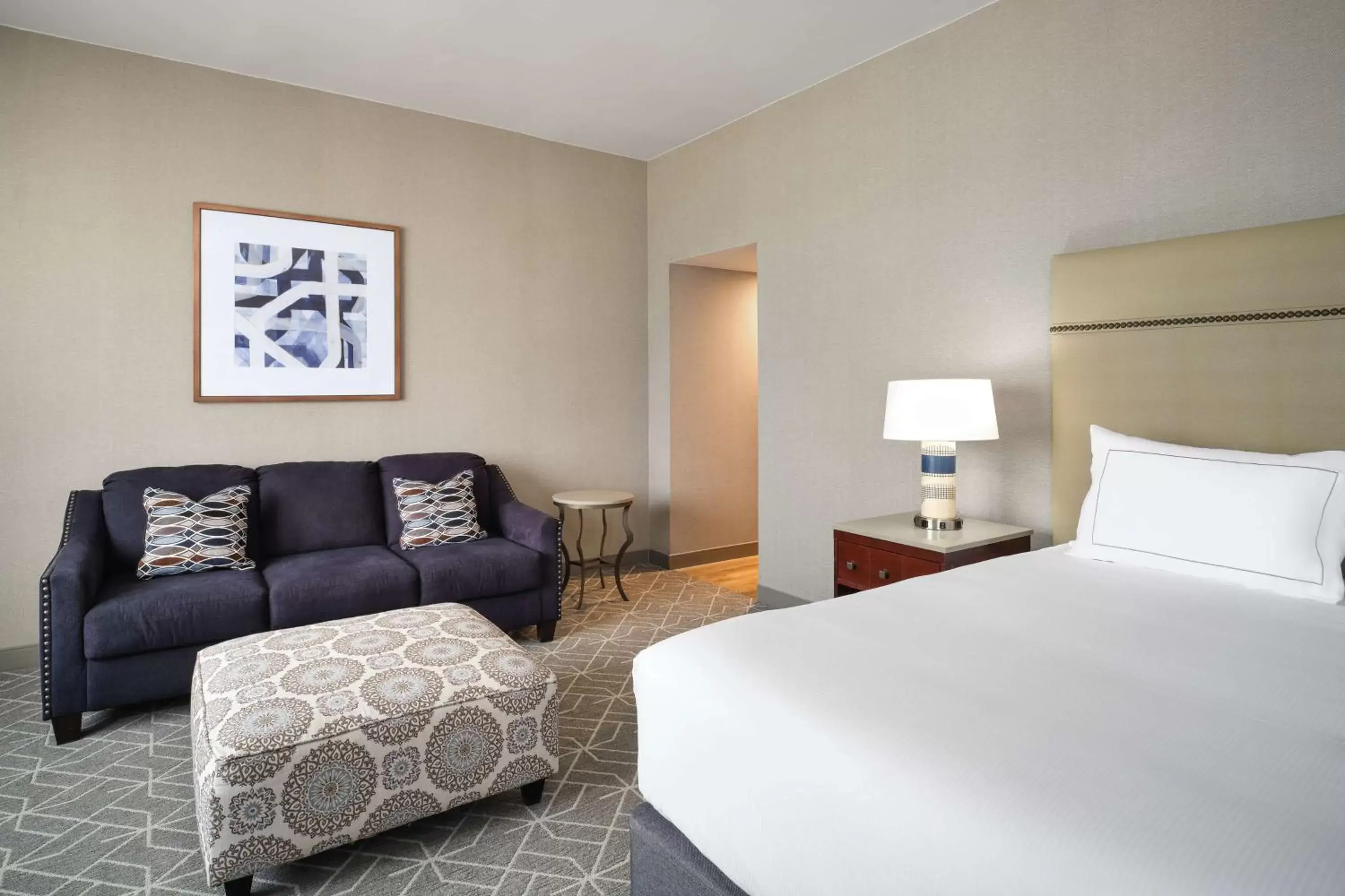 Bed in Hilton Richardson Dallas, TX