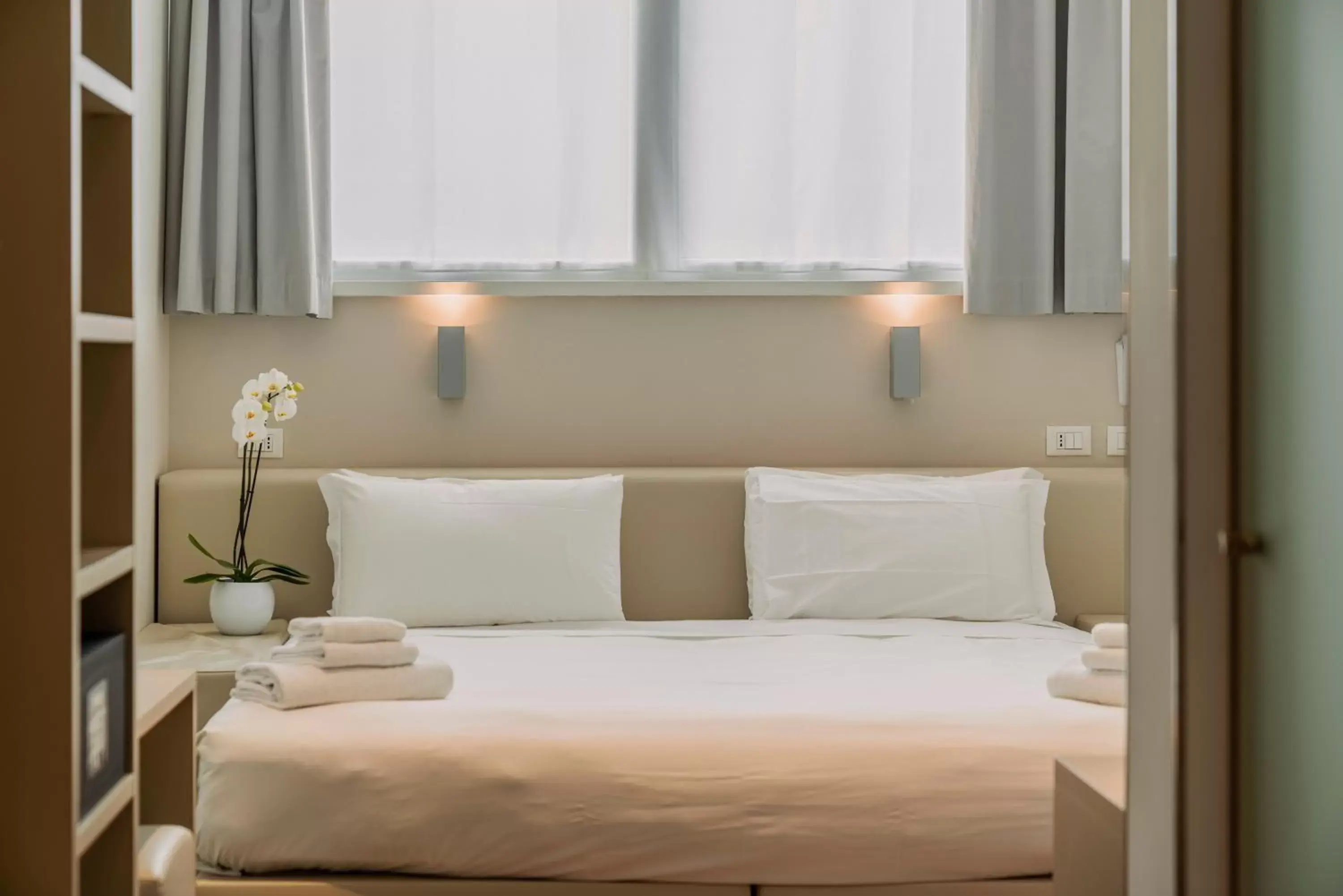 Bedroom, Bed in Fasthotel Linate Bedroom, Bed in Fasthotel Linate