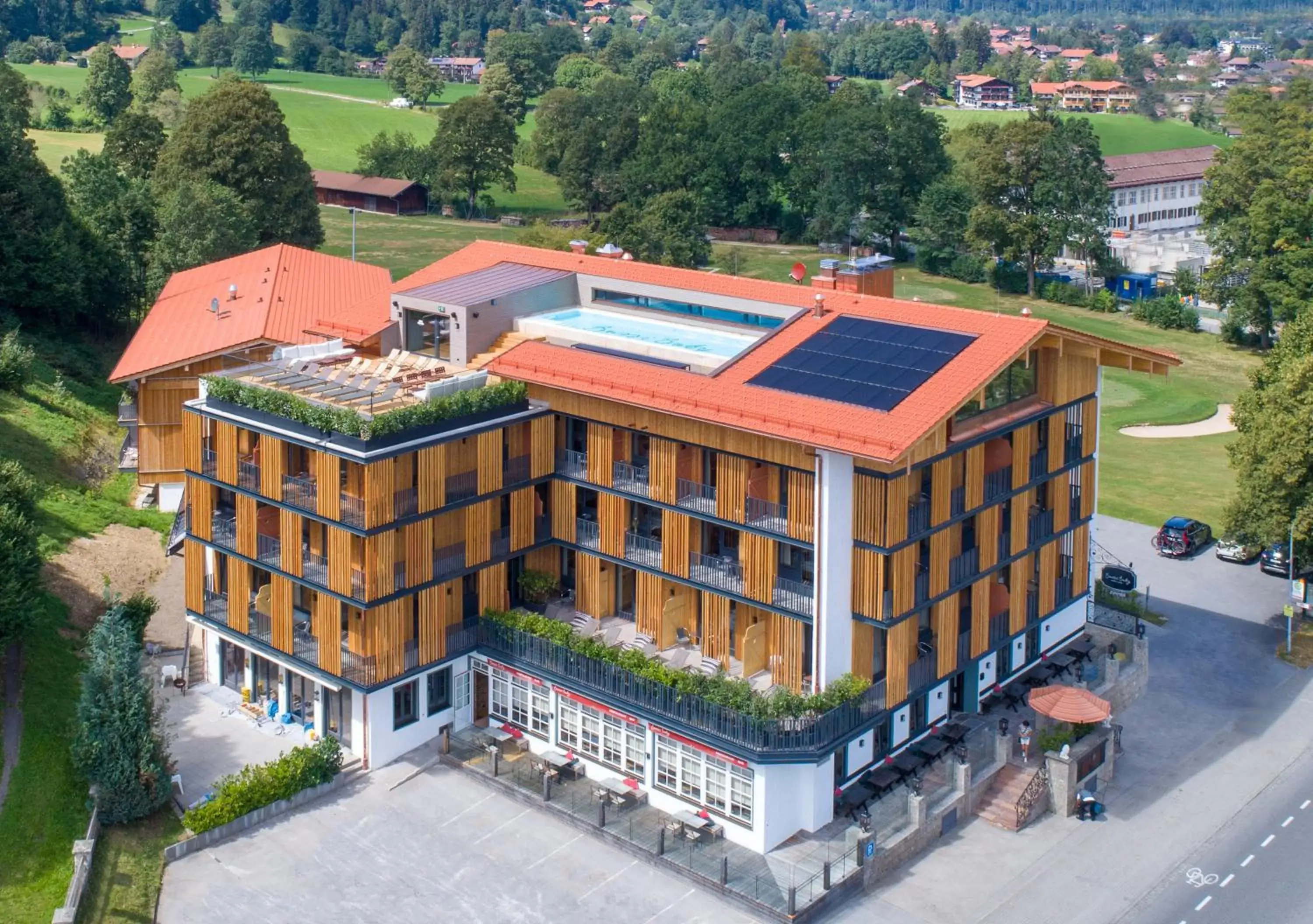 Property building, Bird's-eye View in Hotel Bussi Baby