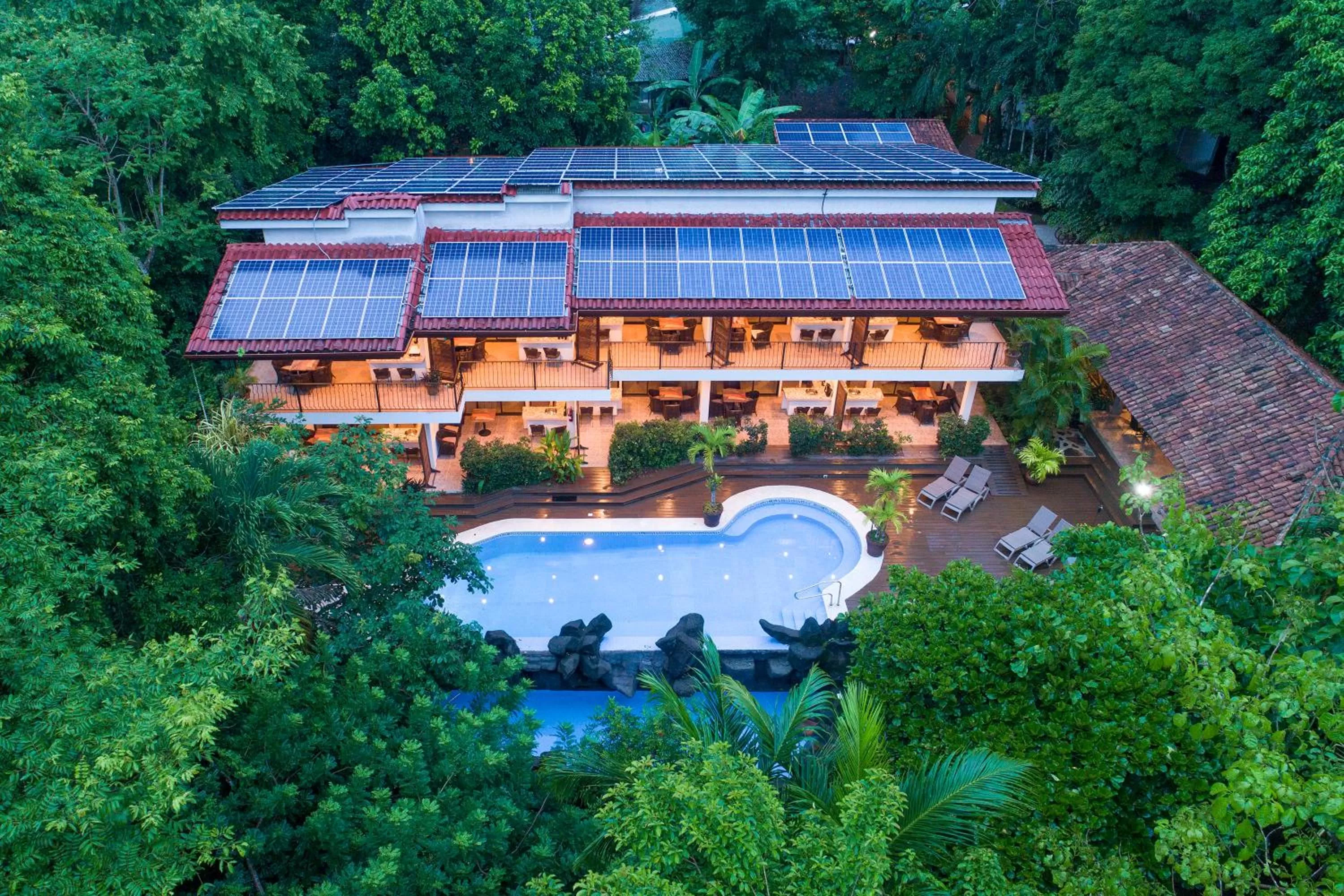 Property building in Pumilio Mountain & Ocean Hotel