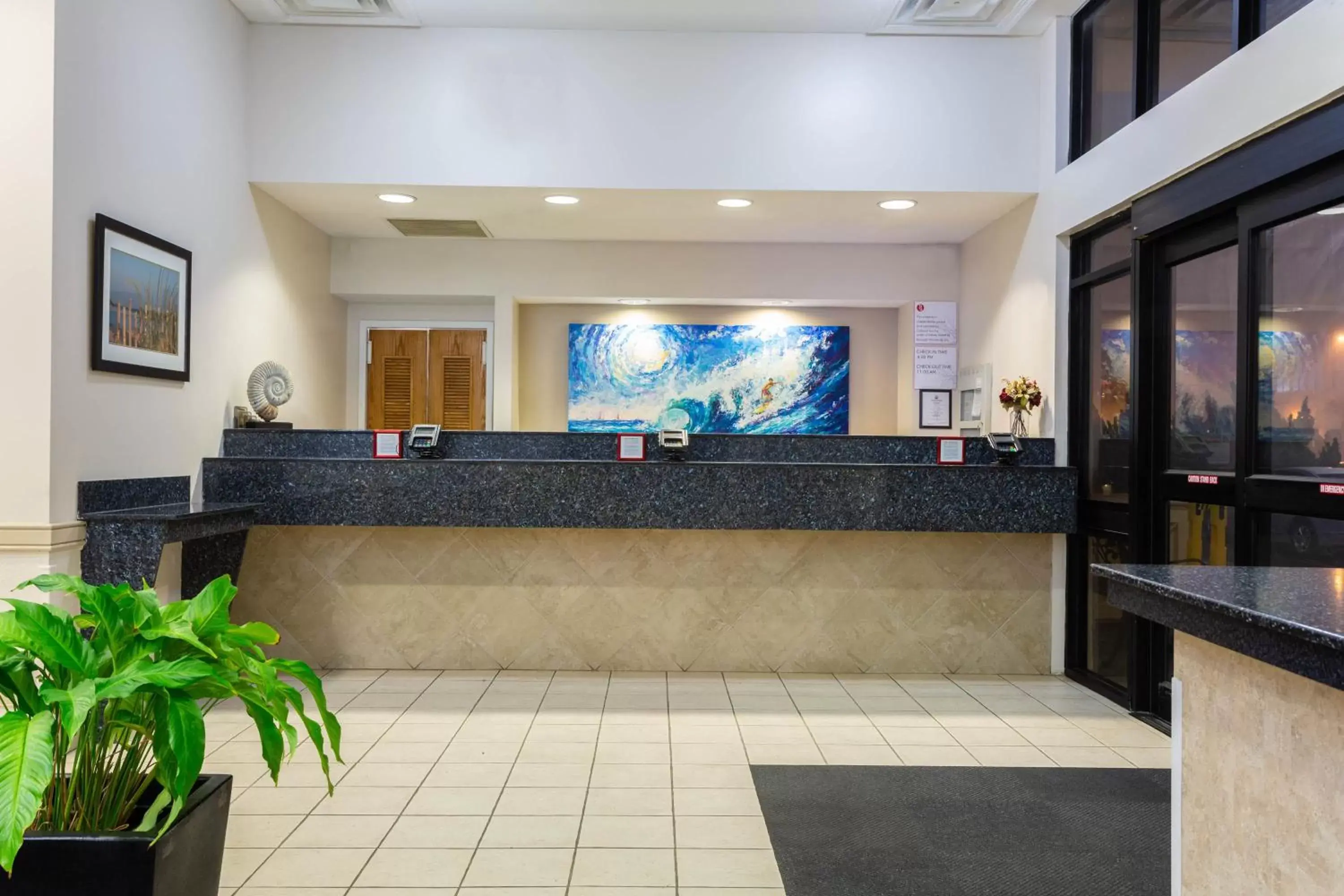 Lobby or reception in Ramada Plaza by Wyndham Virginia Beach Oceanfront Lobby or reception in Ramada Plaza by Wyndham Virginia Beach Oceanfront