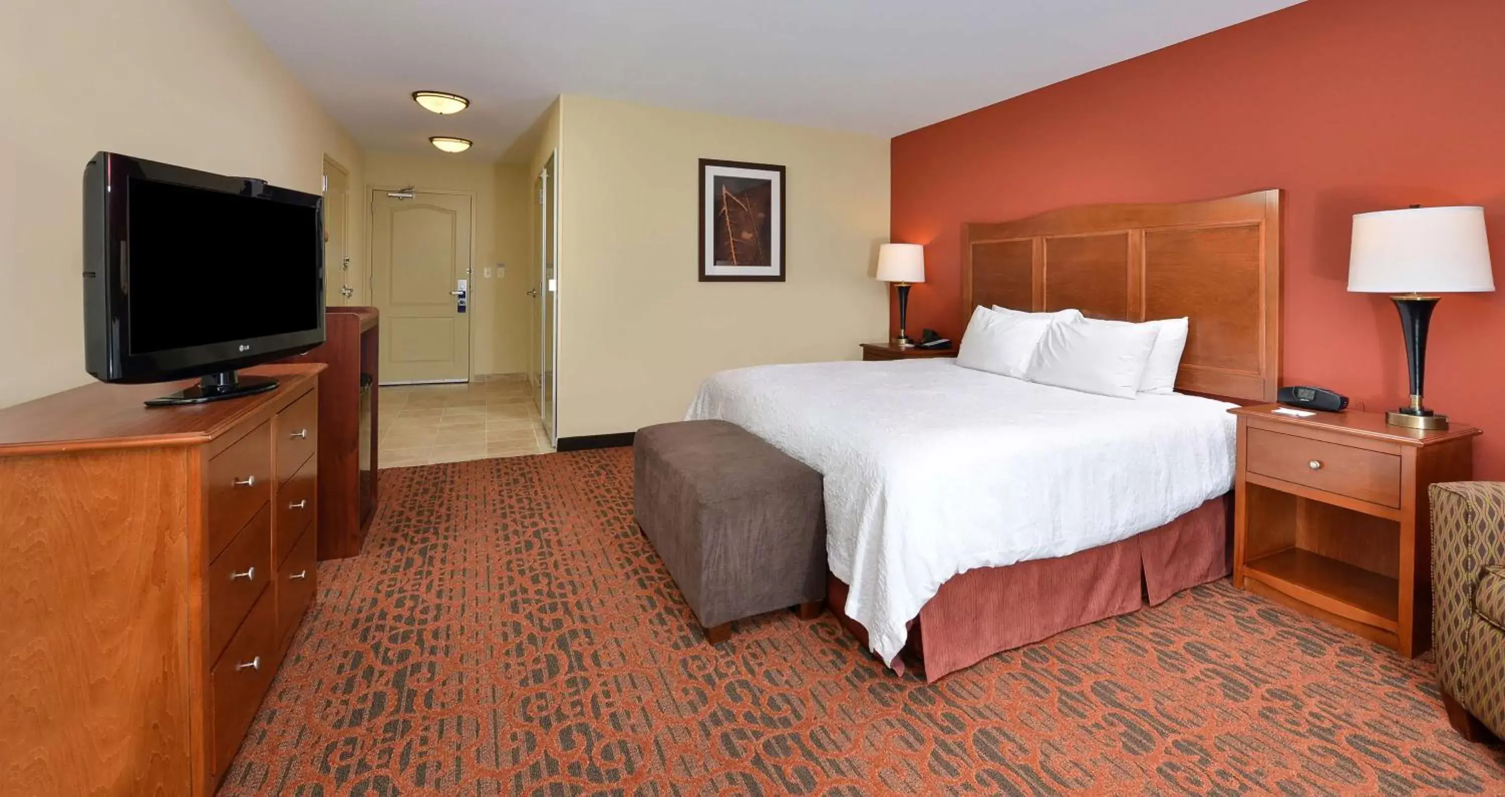 Bedroom, Bed in Hampton Inn Ottumwa