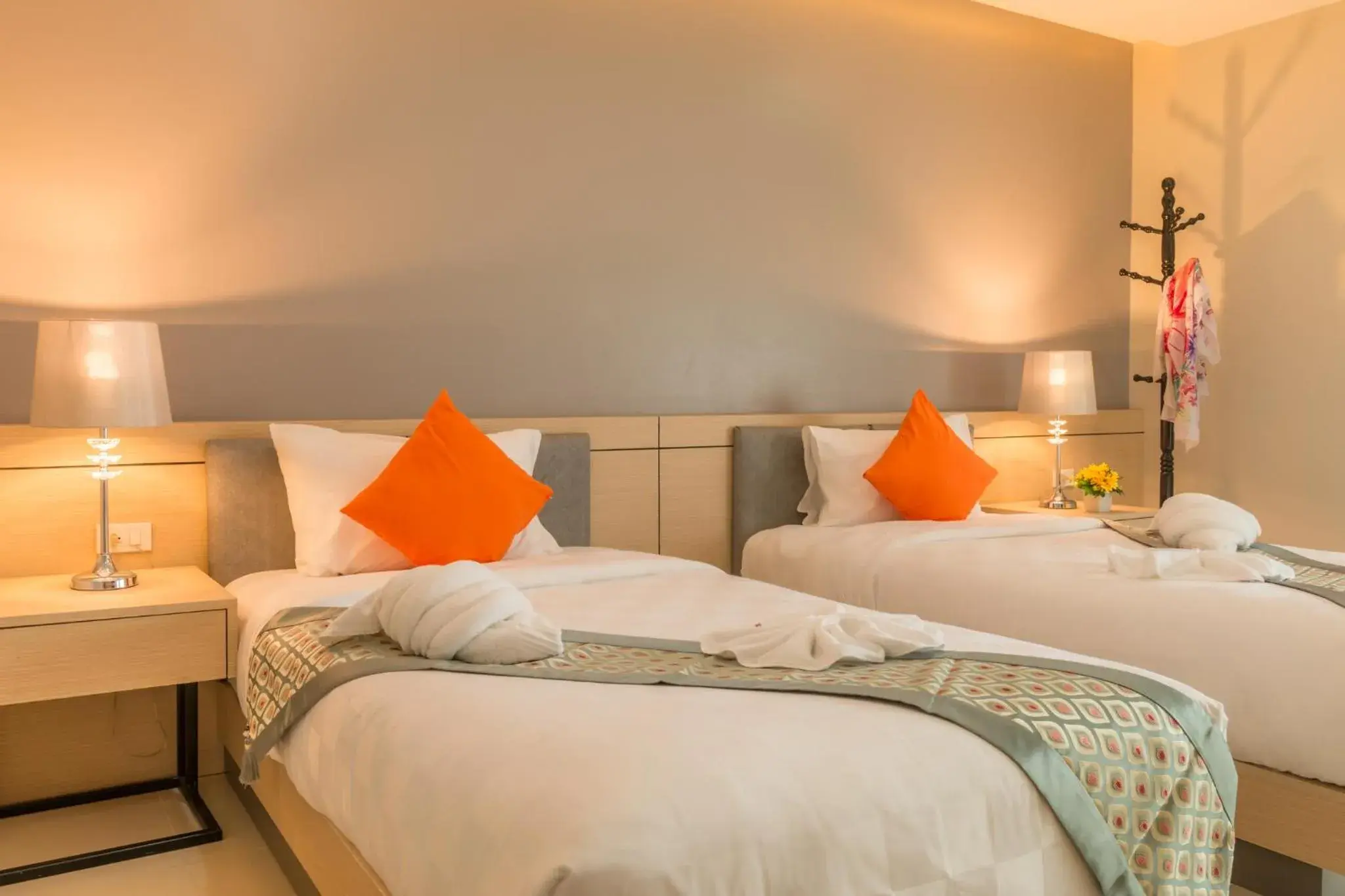 Bed in The Smart Hotel Hat Yai (SHA Extra Plus)