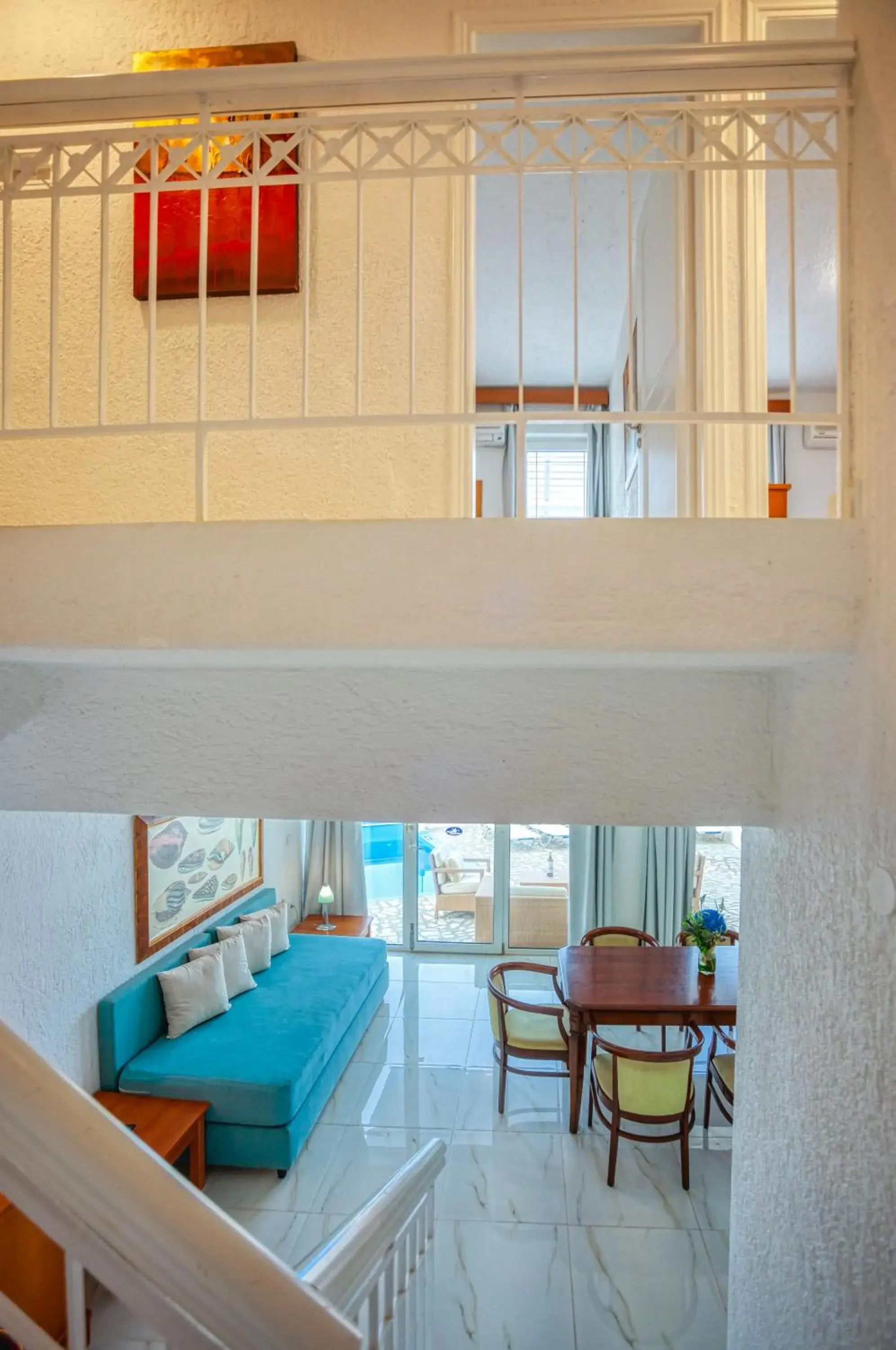 Seating area in Elounda Water Park Residence Hotel