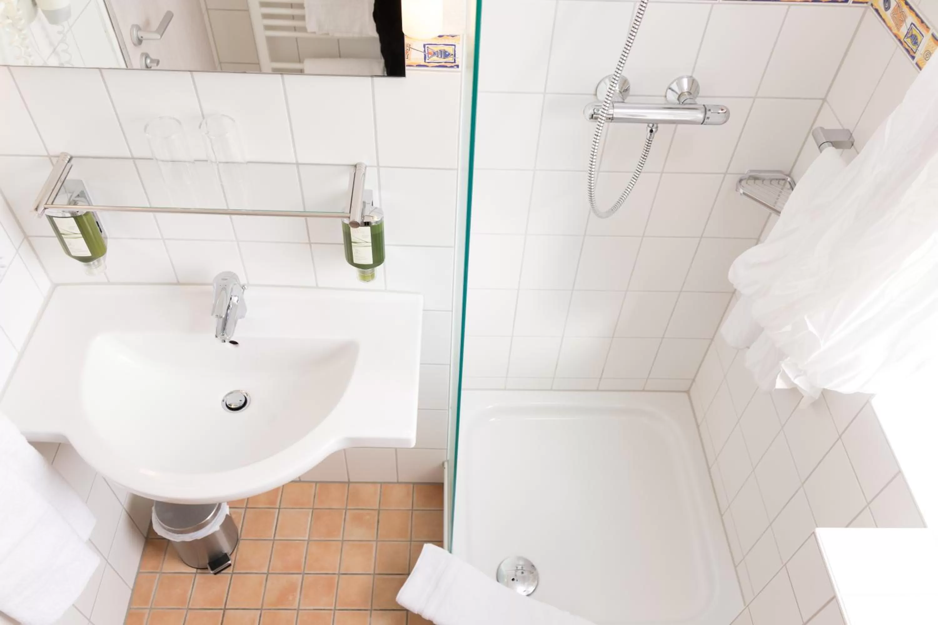 Shower in Das Frühstückshotel Büsum