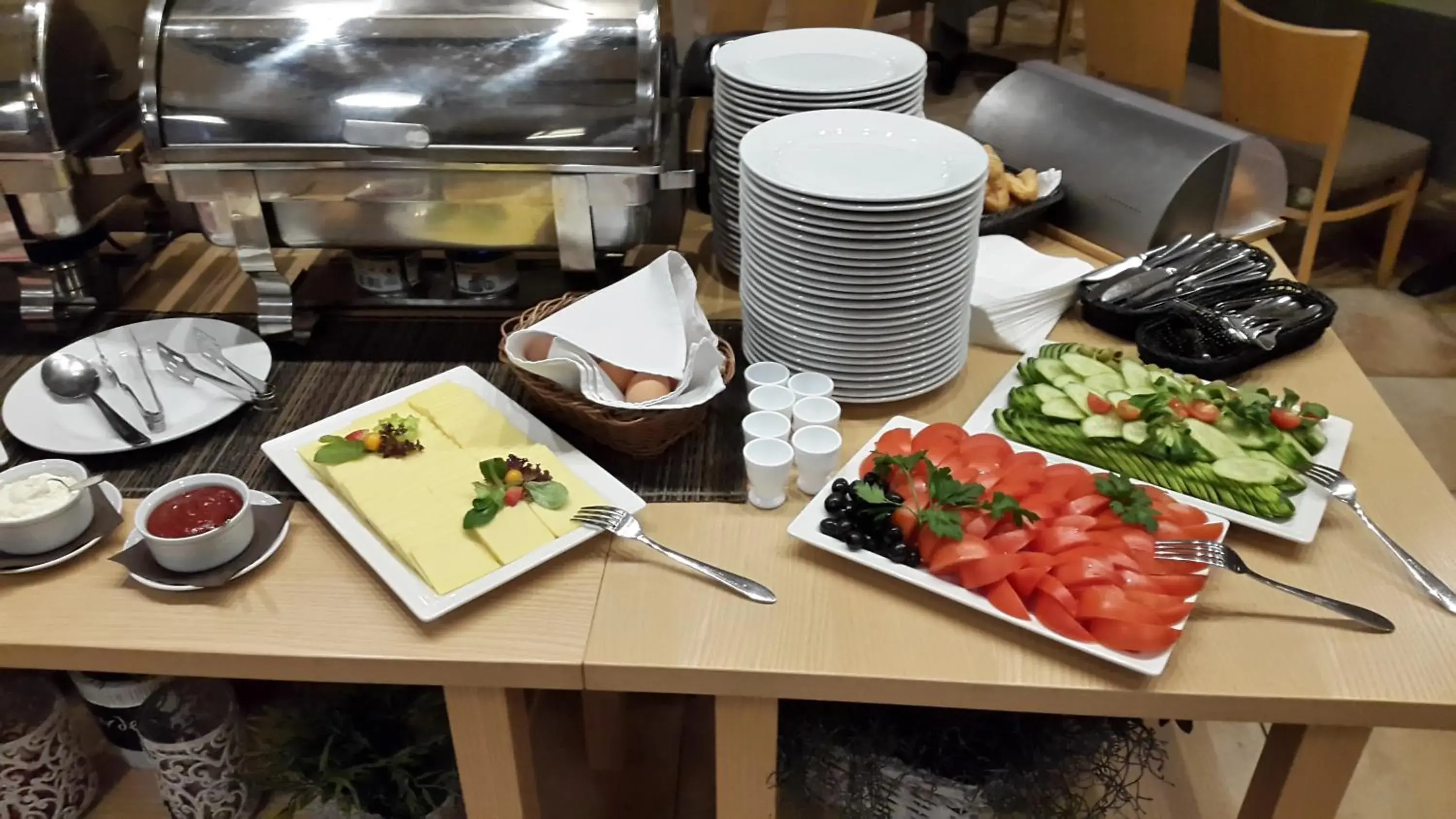 Buffet breakfast in Spa Hotel Ezeri