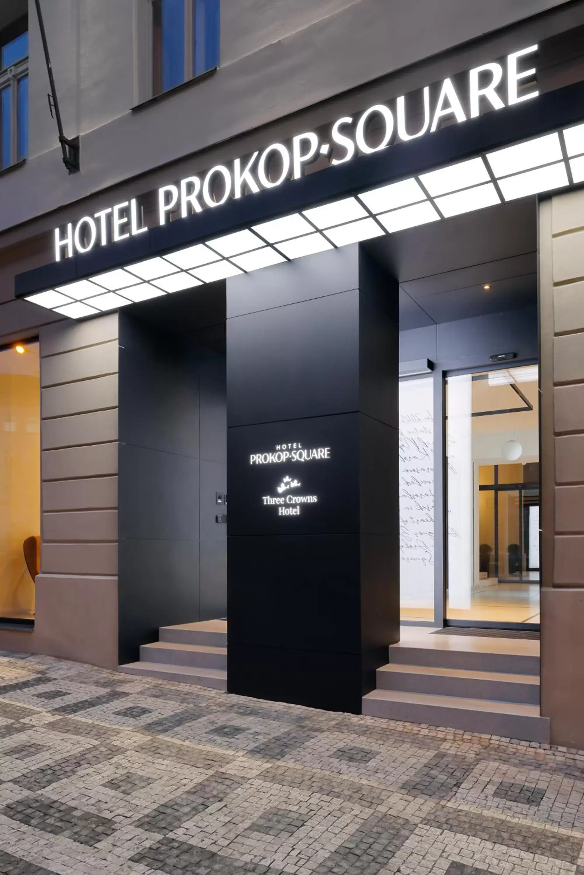 Property building, Property Logo/Sign in Hotel Prokop Square