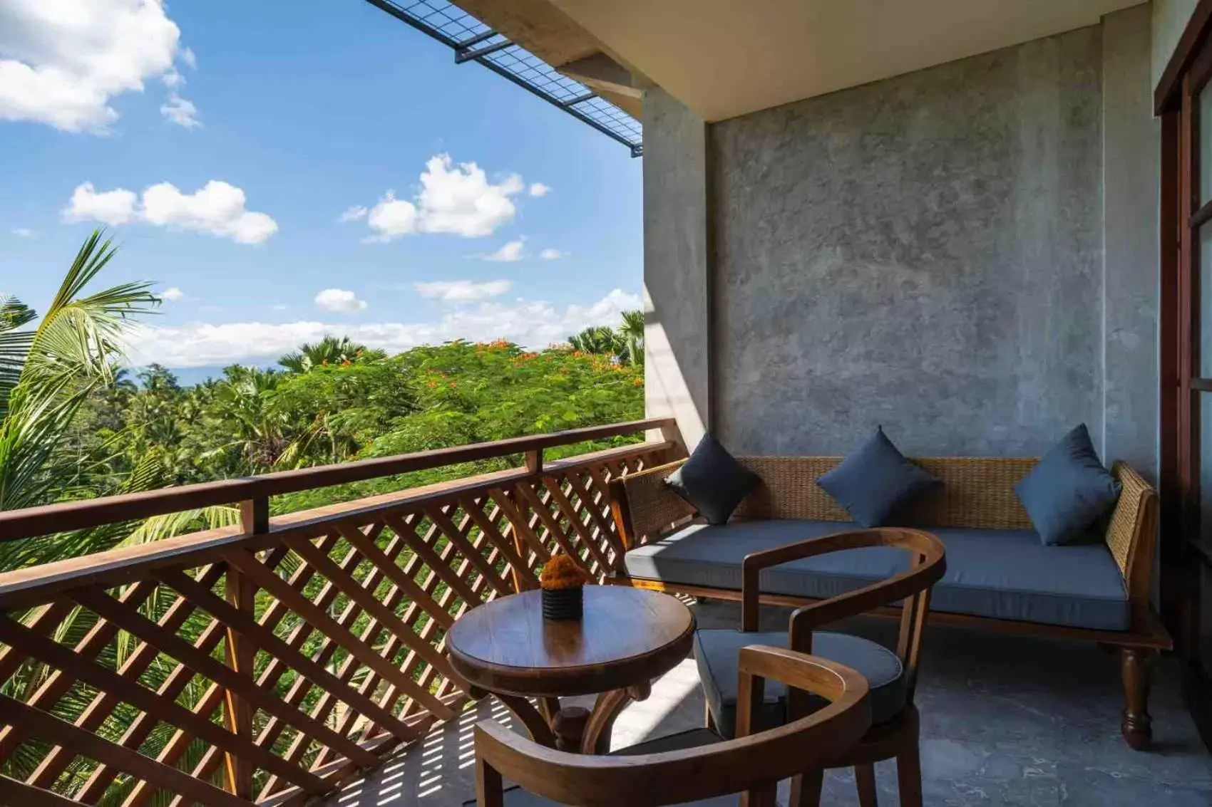 Balcony/Terrace in Adiwana Bisma