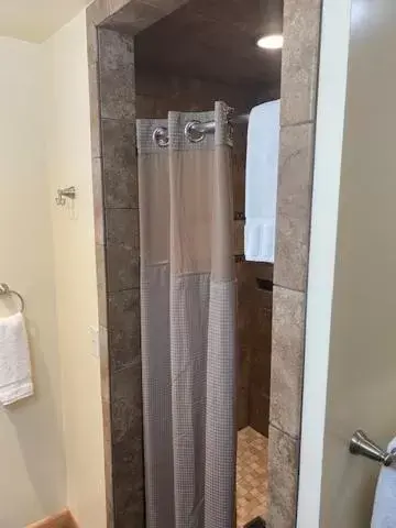 Bathroom in Yellowstone Riverside Cottages