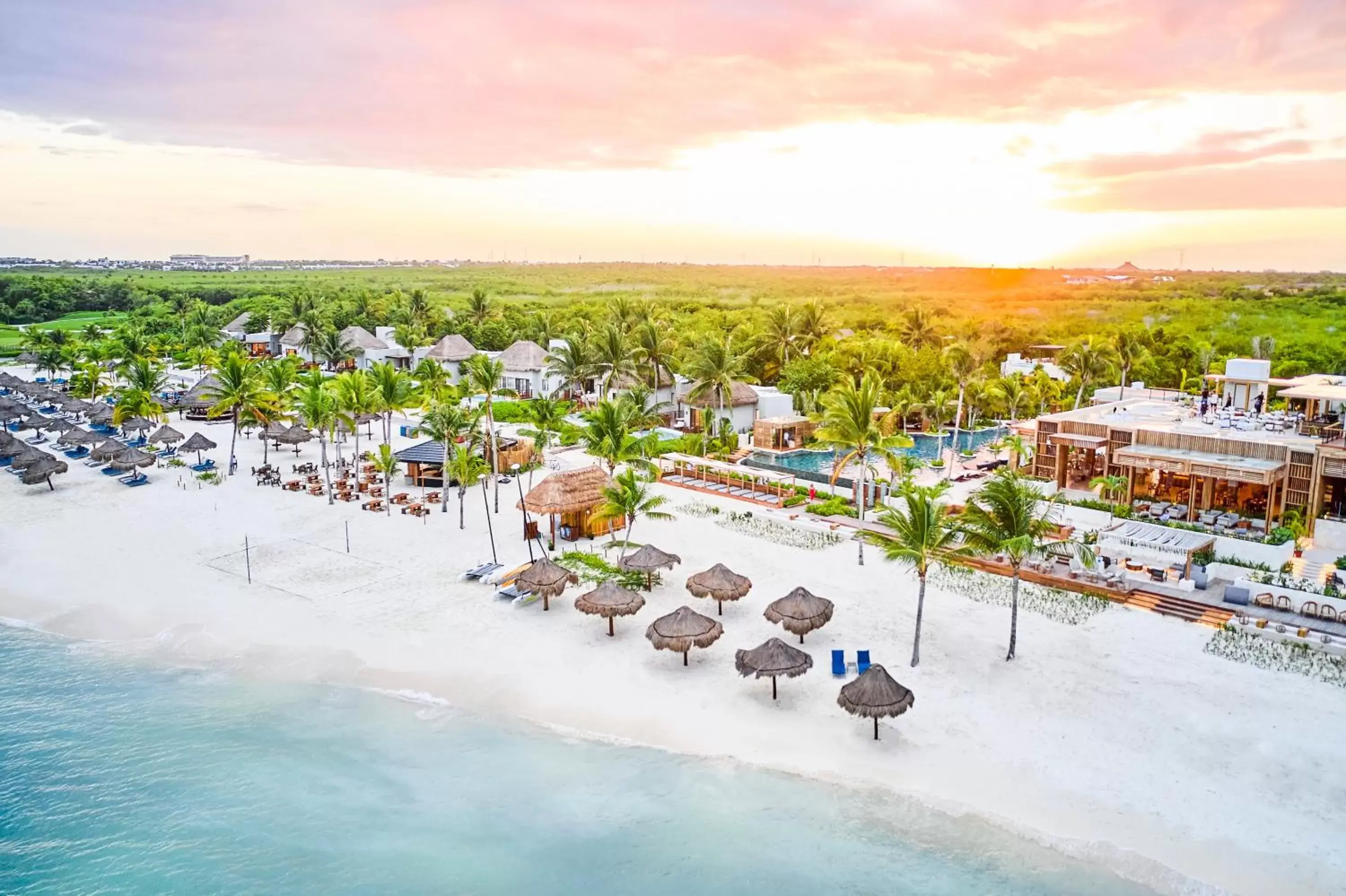 Beach, Bird's-eye View in Fairmont Mayakoba Riviera Maya - All Inclusive