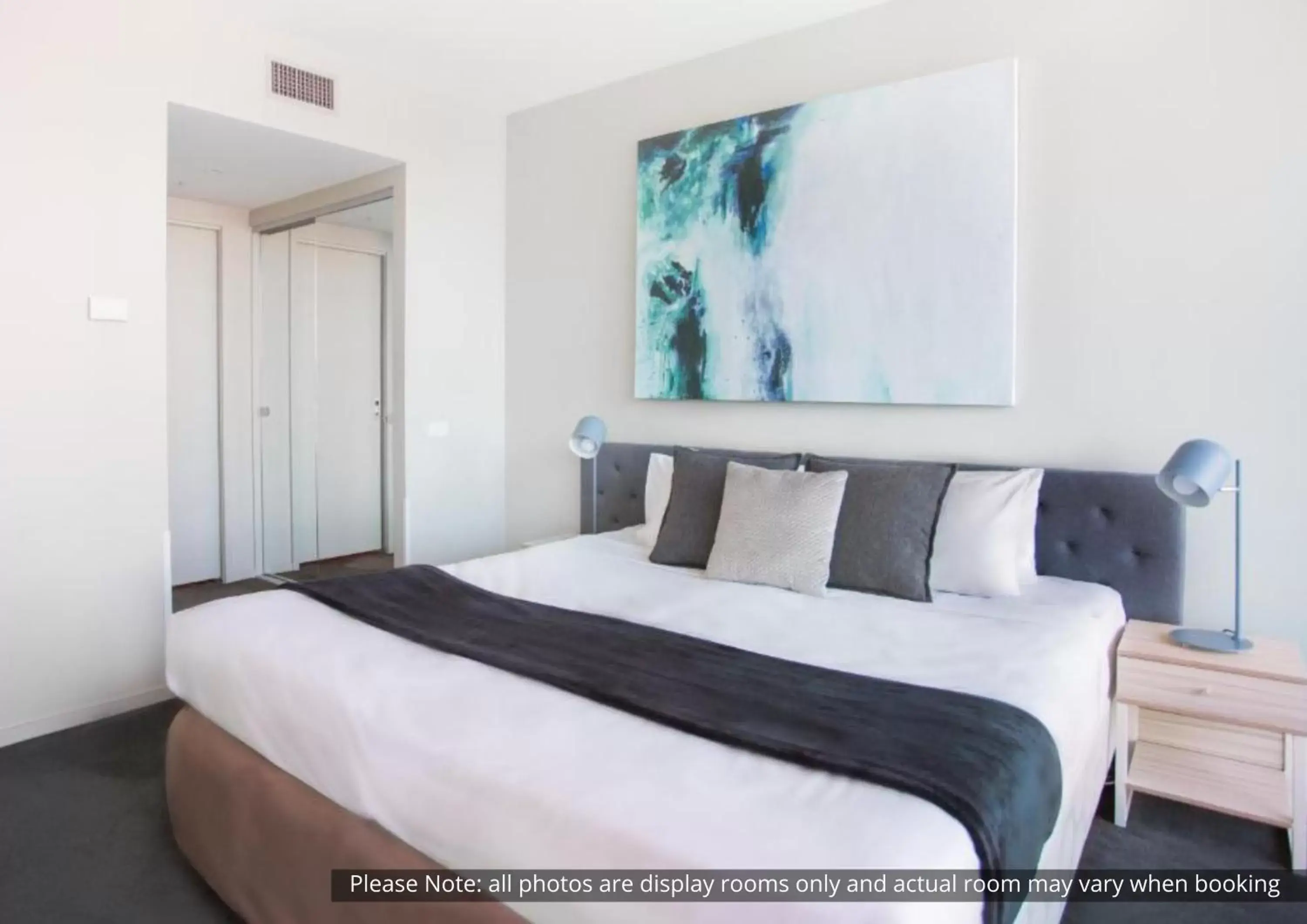 Bedroom, Bed in The Sebel Residences Melbourne Docklands Serviced Apartments