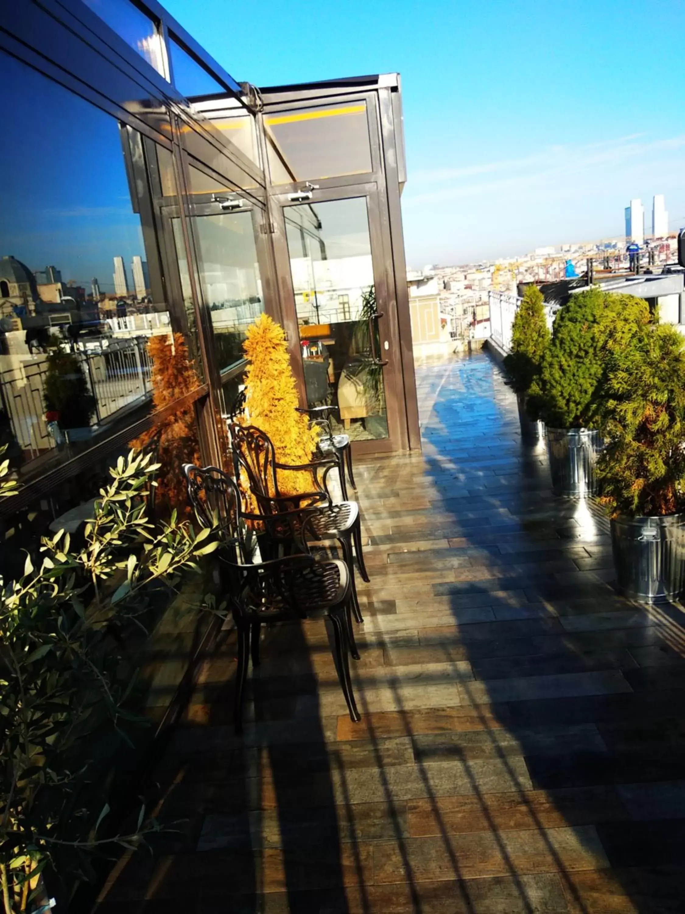 Balcony/Terrace in Misafir Suites 8 Istanbul
