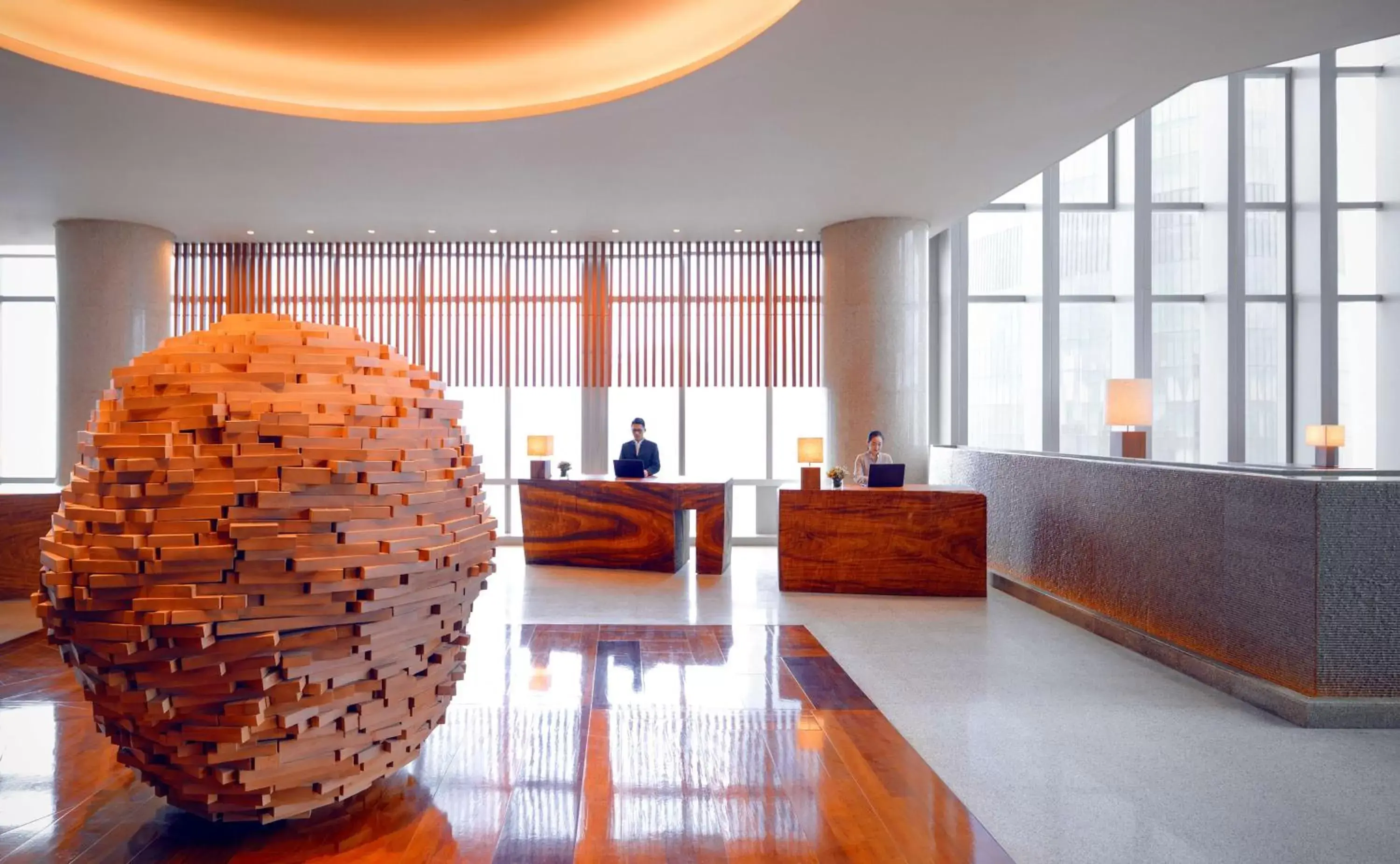 Lobby or reception in Park Hyatt Guangzhou - Free Shuttle Bus To Canton Fair Complex During Canton Fair Period