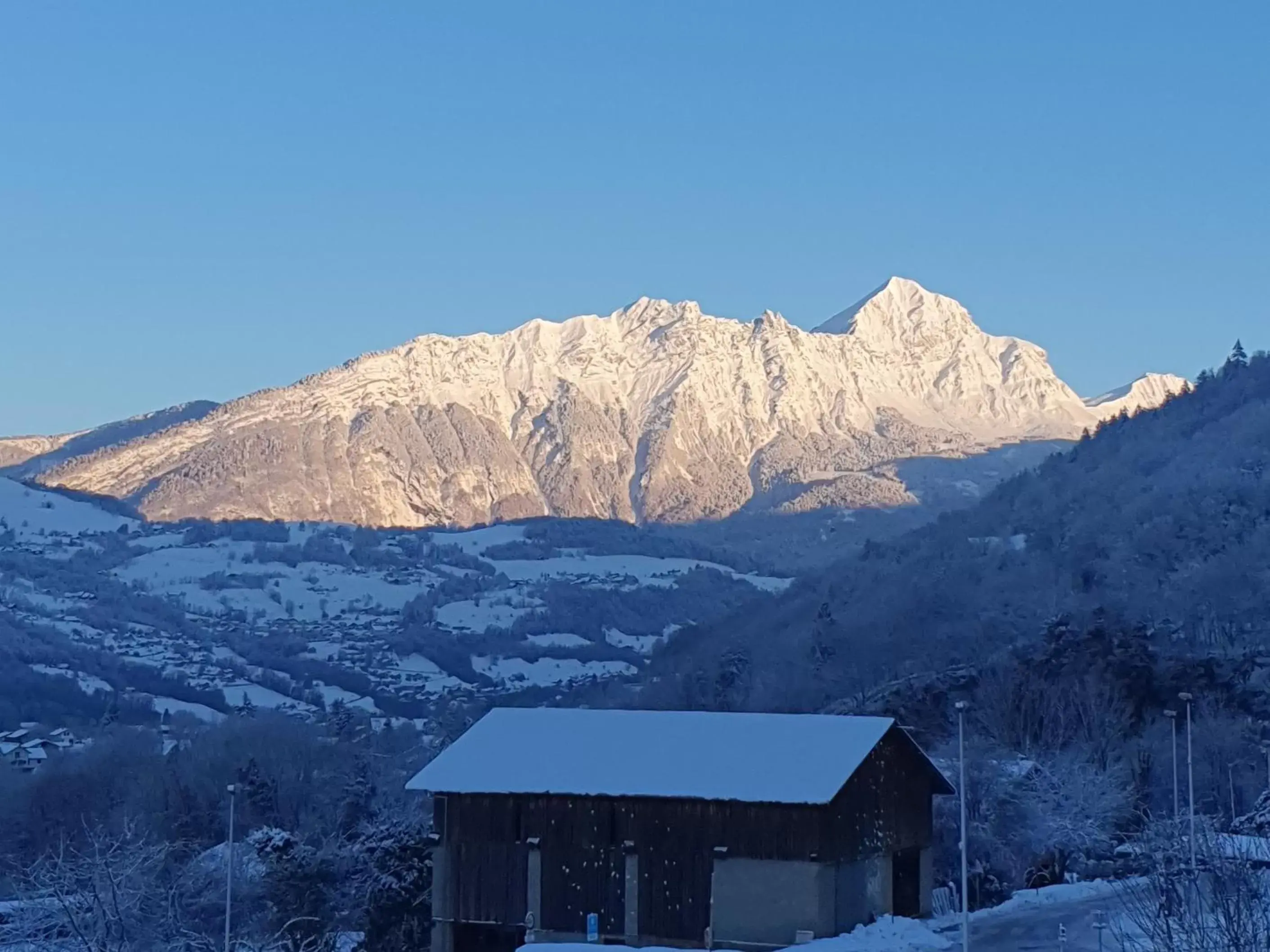 Natural landscape, Winter in Chalet les Myrtilles