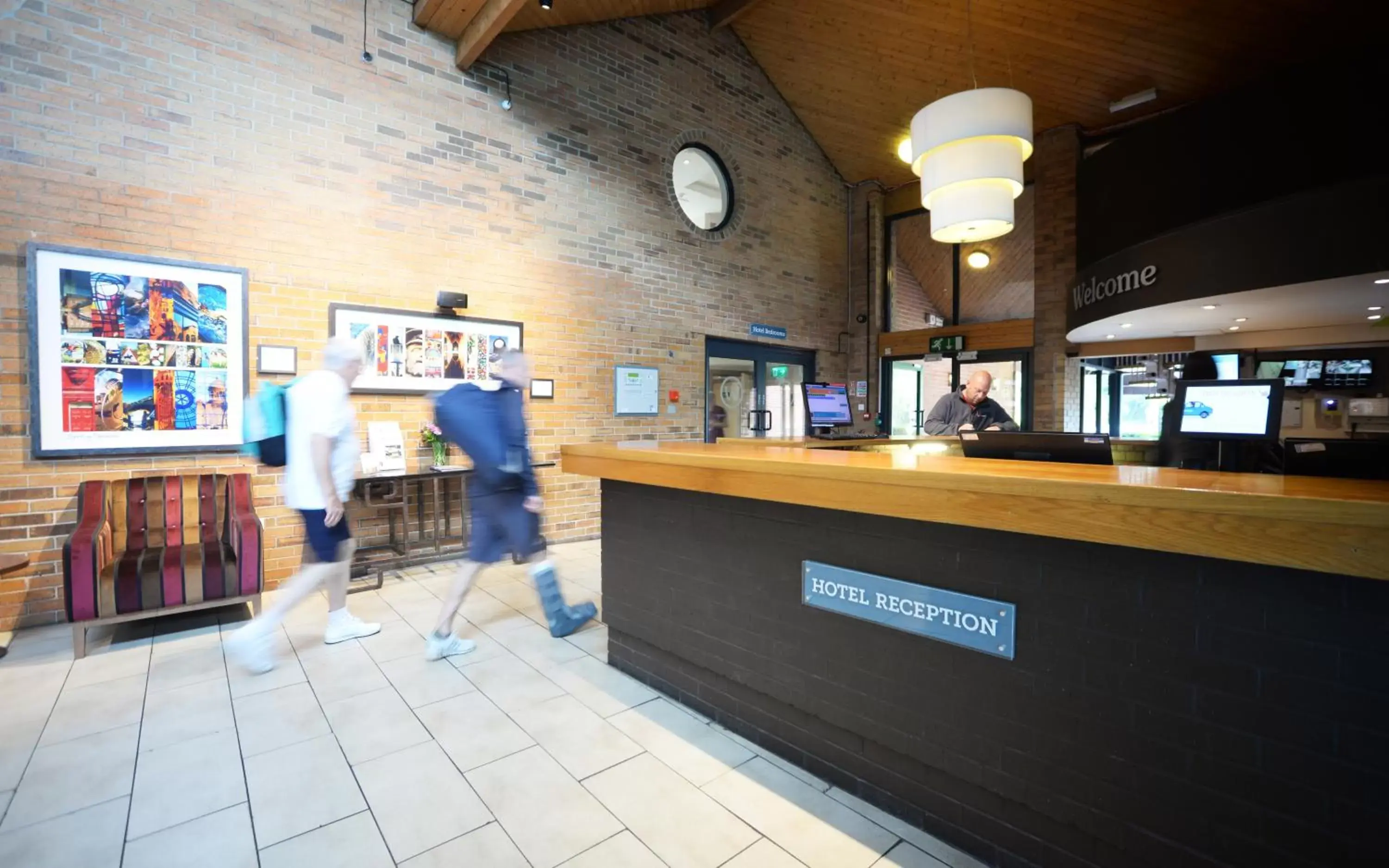 Lobby or reception in The Waterside Hotel and Leisure Club