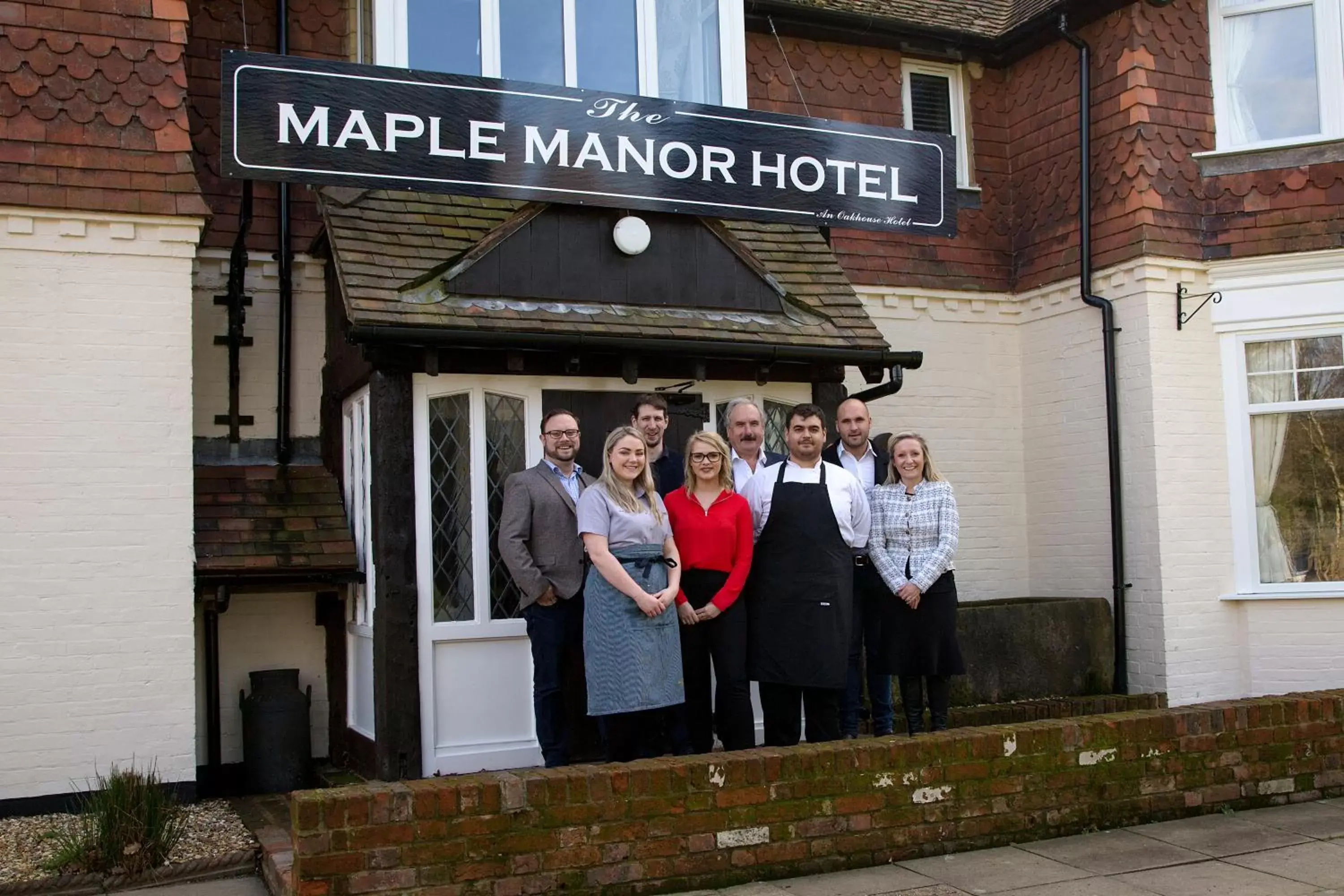 Staff in The Maple Manor Hotel and guest holiday parking