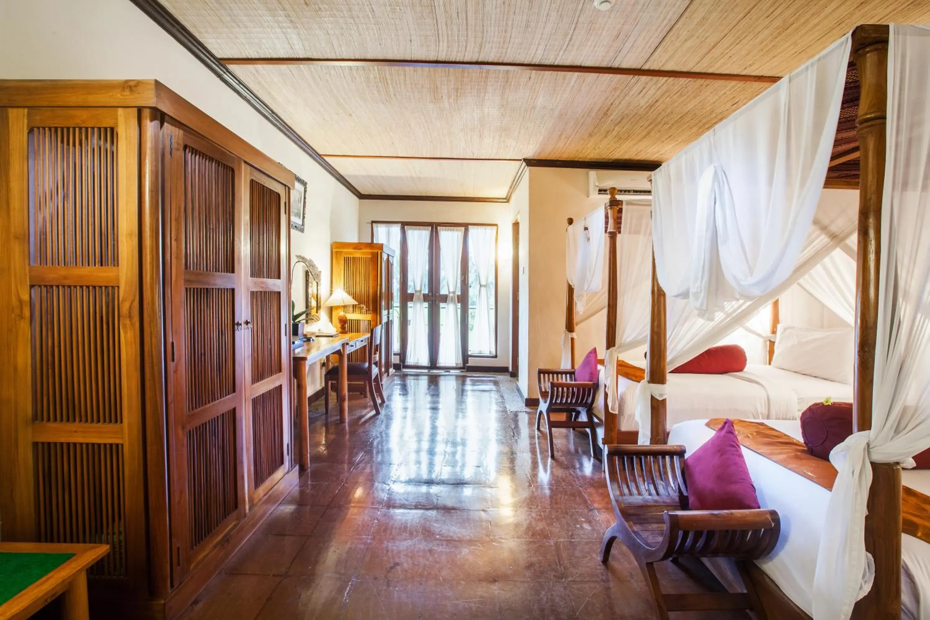 Bed in Junjungan Ubud Hotel and Spa Bed in Junjungan Ubud Hotel and Spa