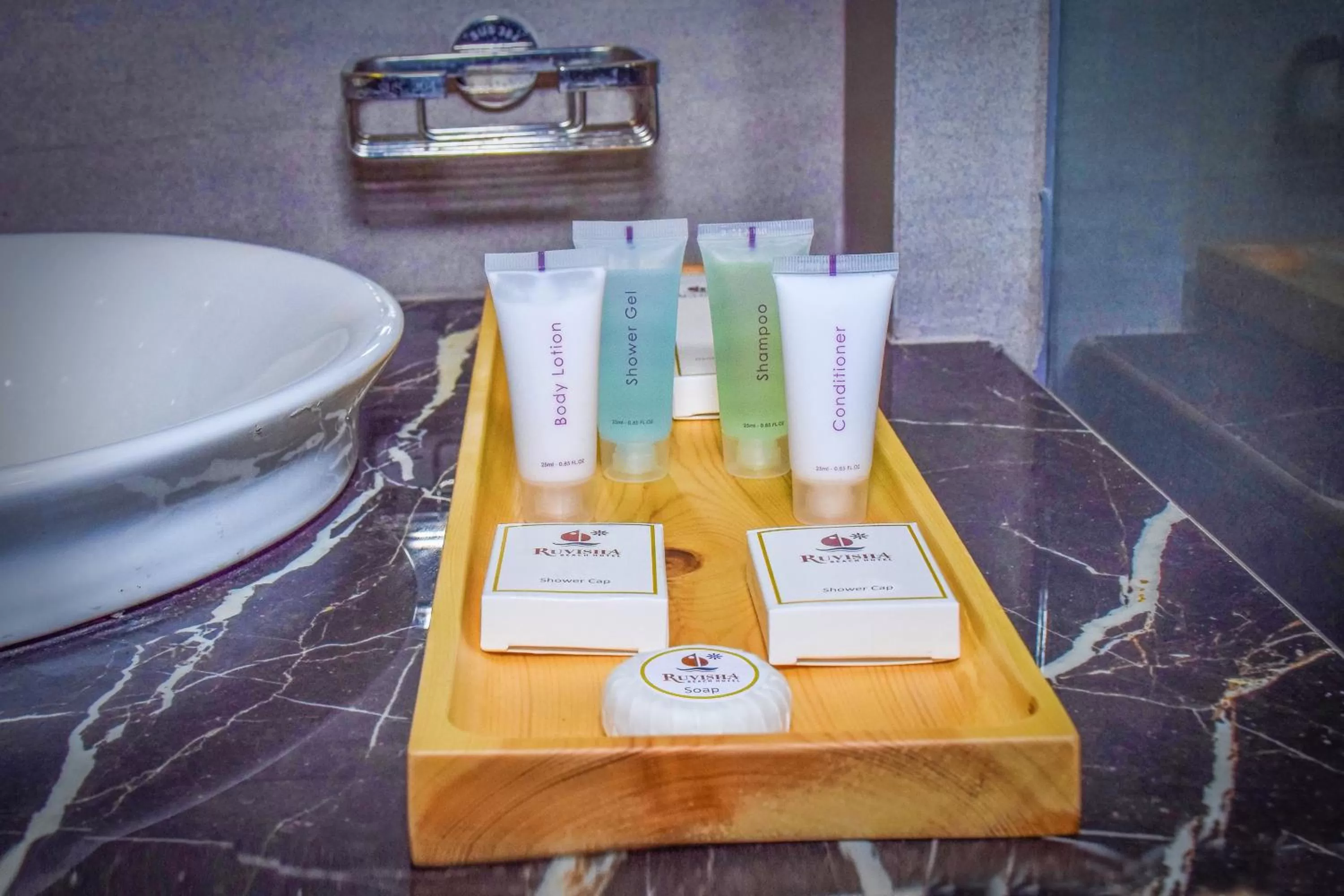 Bathroom in Ruvisha Beach Hotel