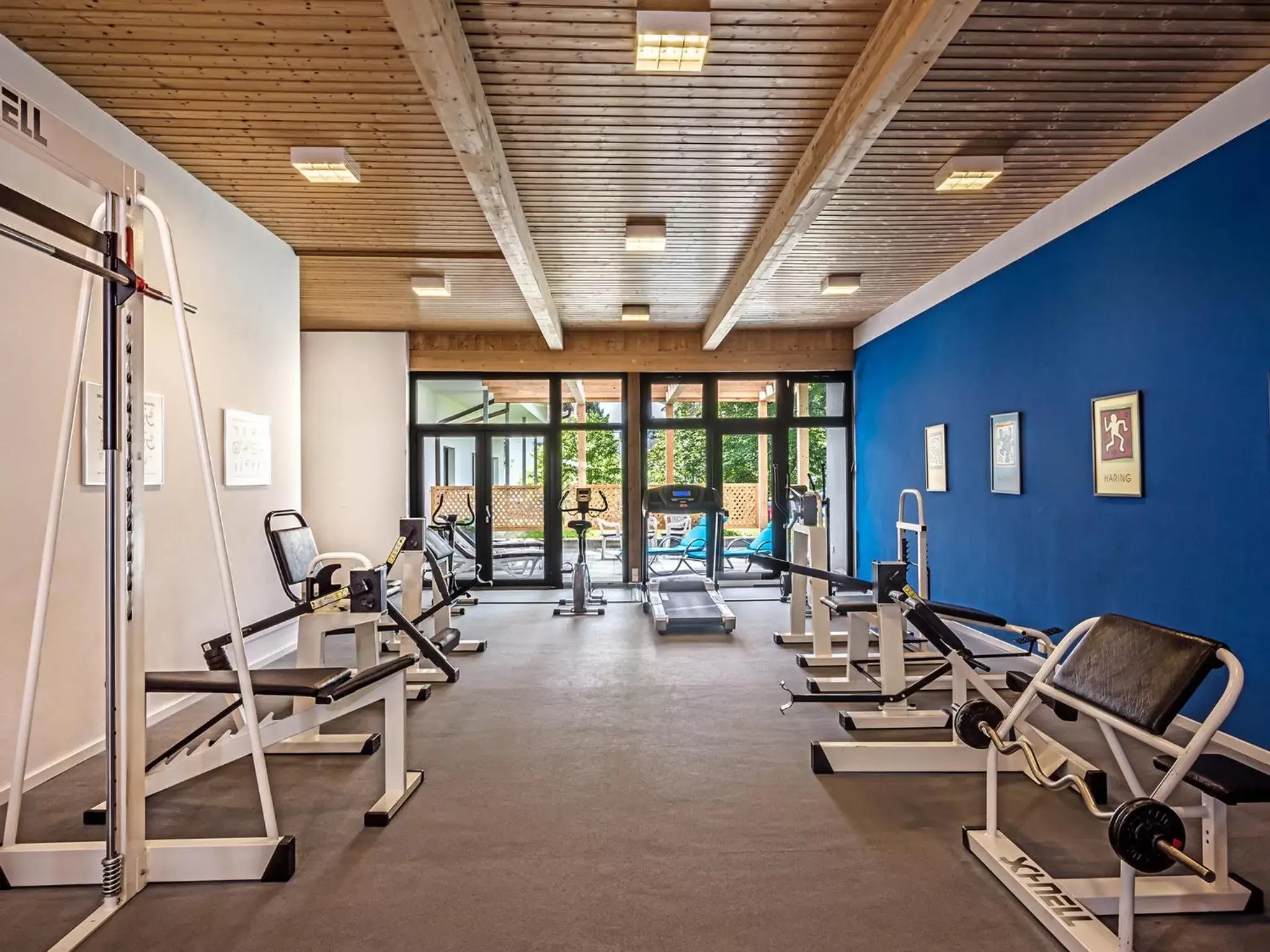 Fitness centre/facilities in Hotel Am Moosfeld Fitness centre/facilities in Hotel Am Moosfeld