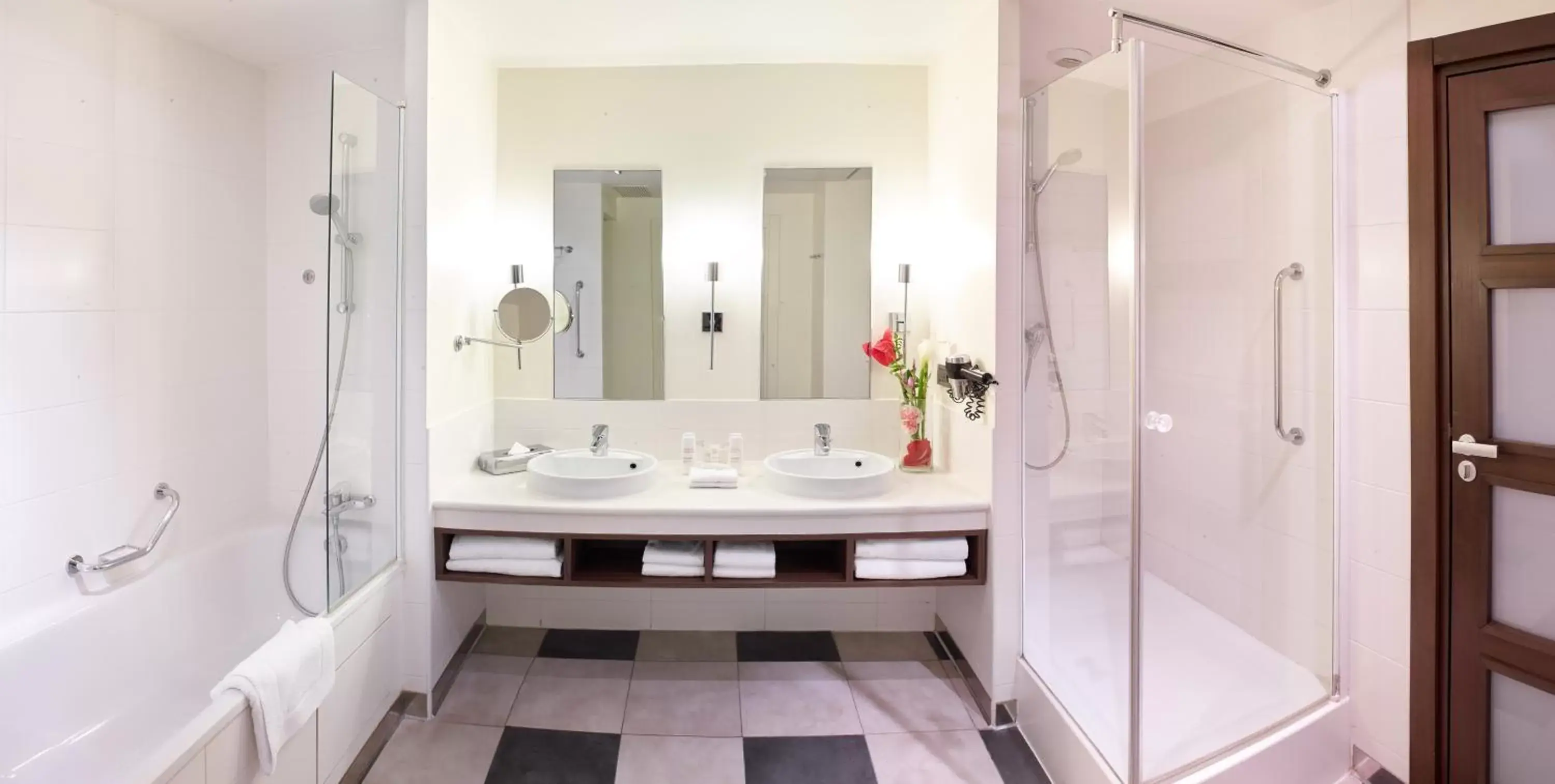 Shower, Bathroom in Radisson Blu Hotel Paris, Marne-la-Vallée
