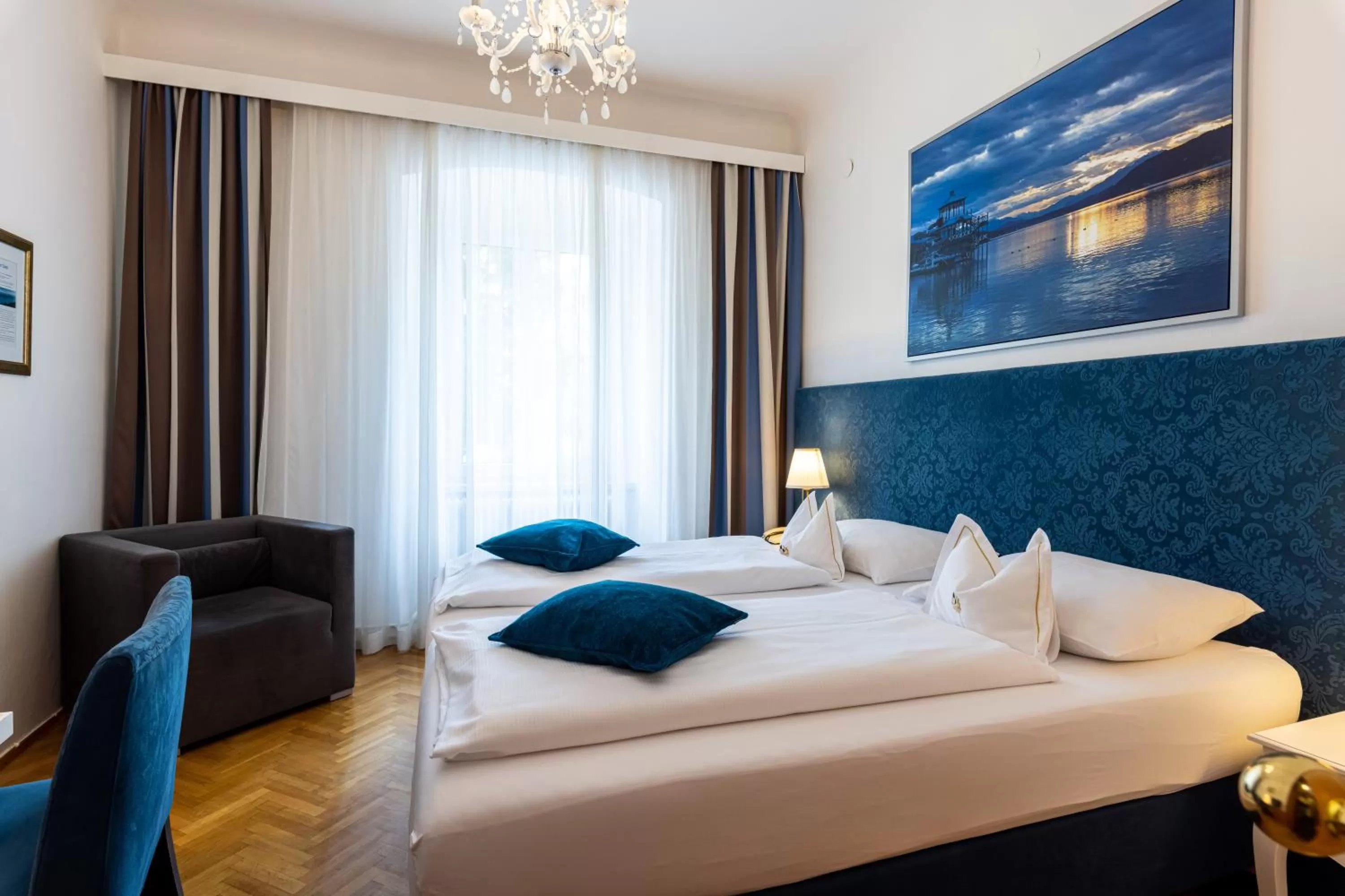 Bed in Boutique Hotel Goldenes Lamm Villach