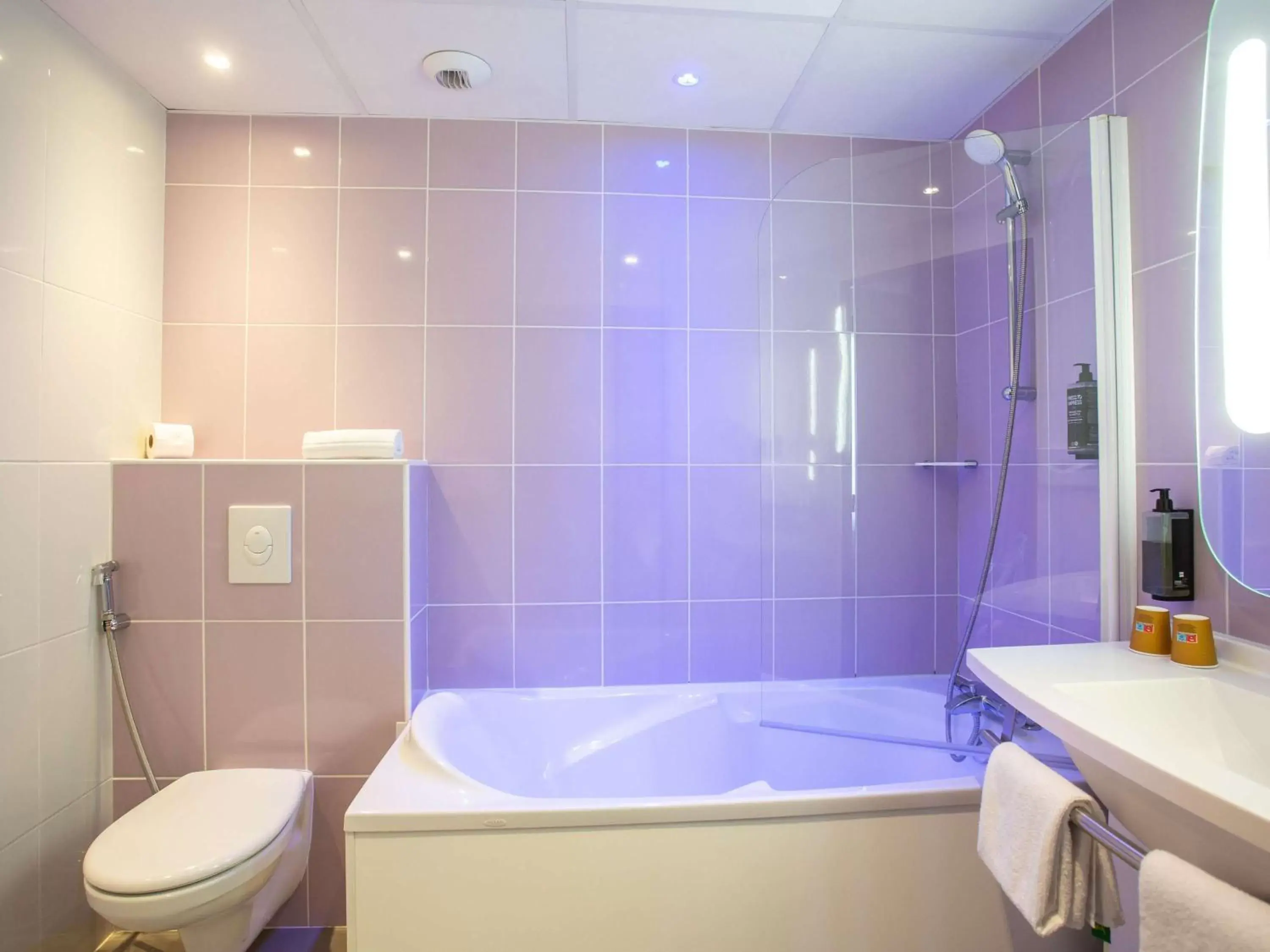 Bathroom in ibis Styles Bourges