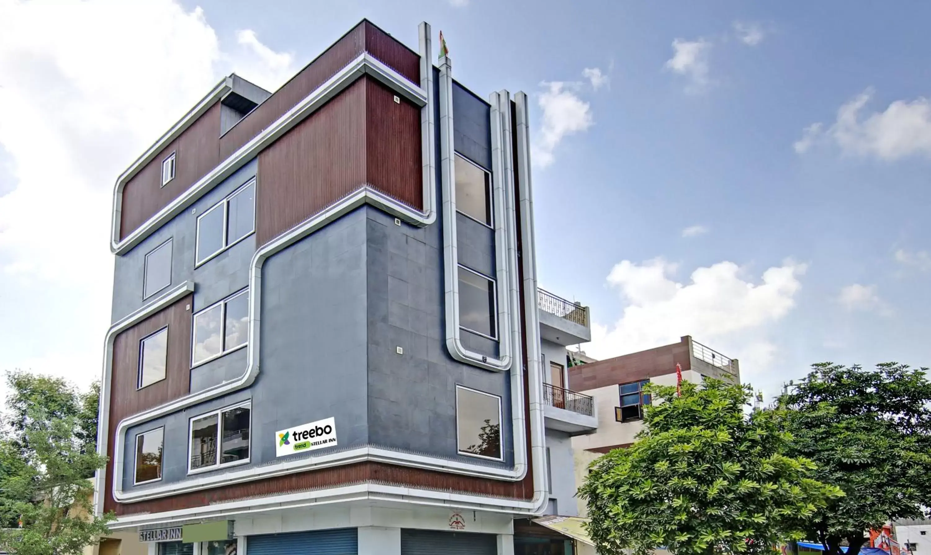 Property building in Treebo Stellar Inn Property building in Treebo Stellar Inn