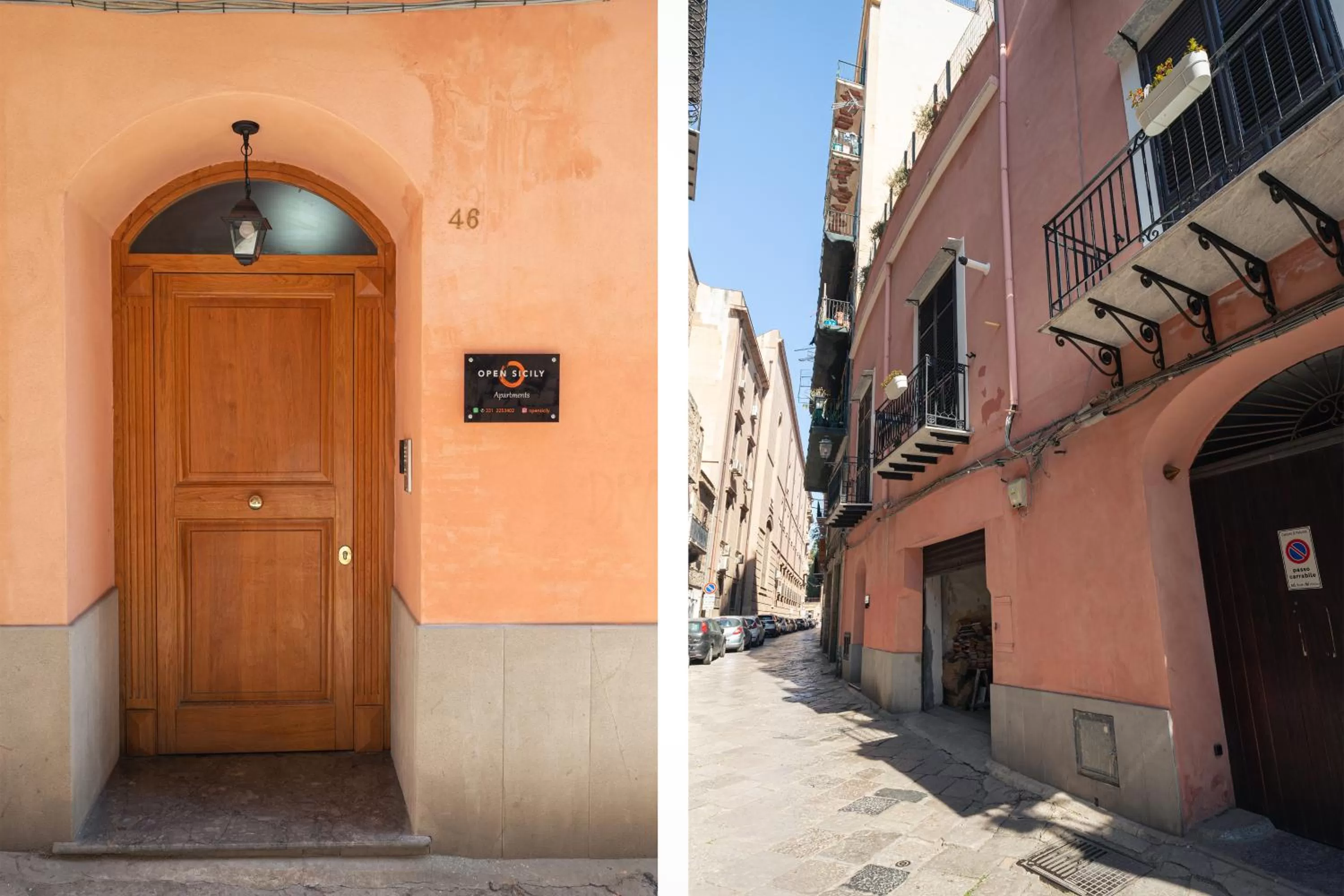 Facade/entrance in Open Sicily Residence - Central Apartments Near Quattro Canti