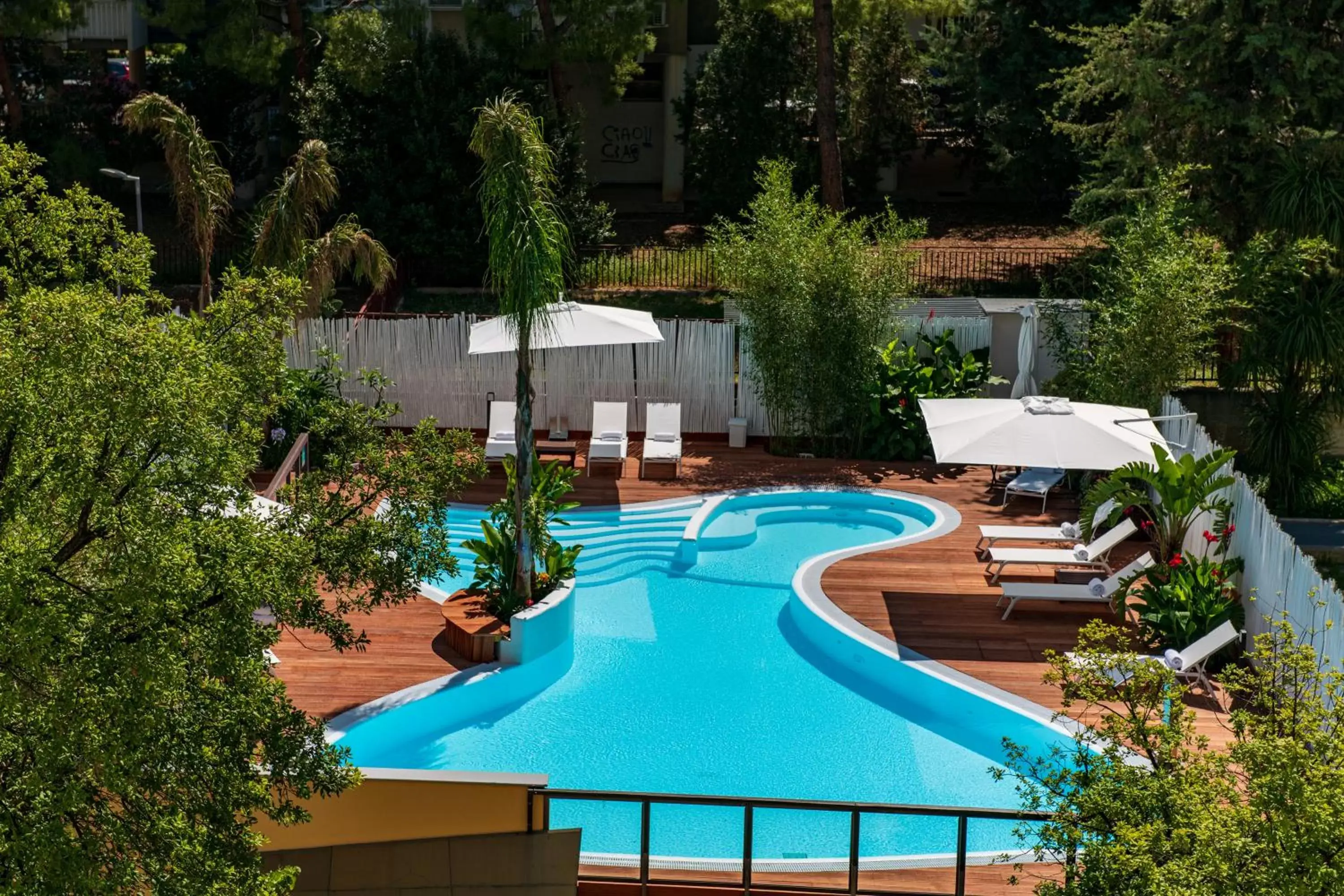 Pool View in Hi Hotel Bari