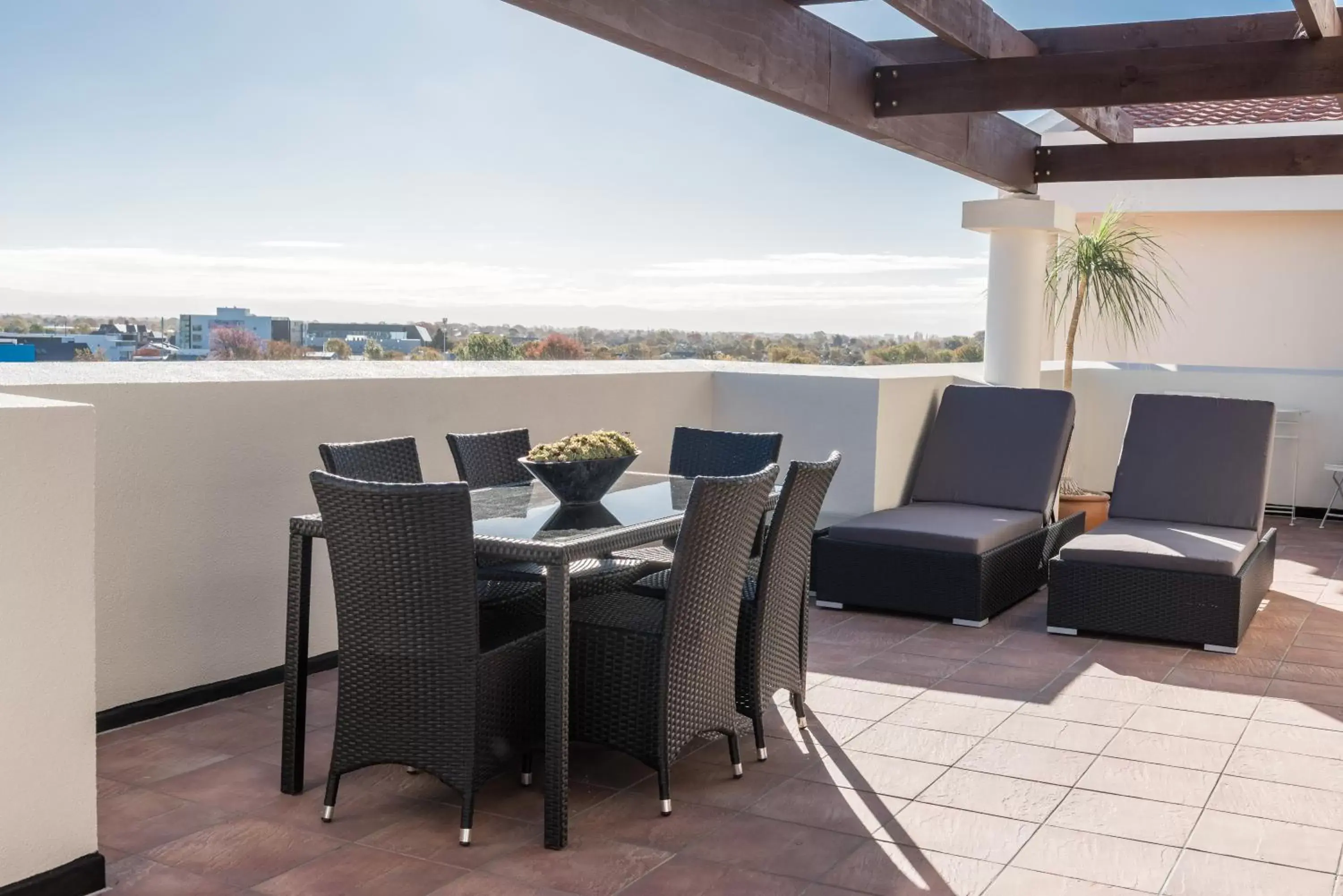 Balcony/Terrace in Fino Hotel & Suites