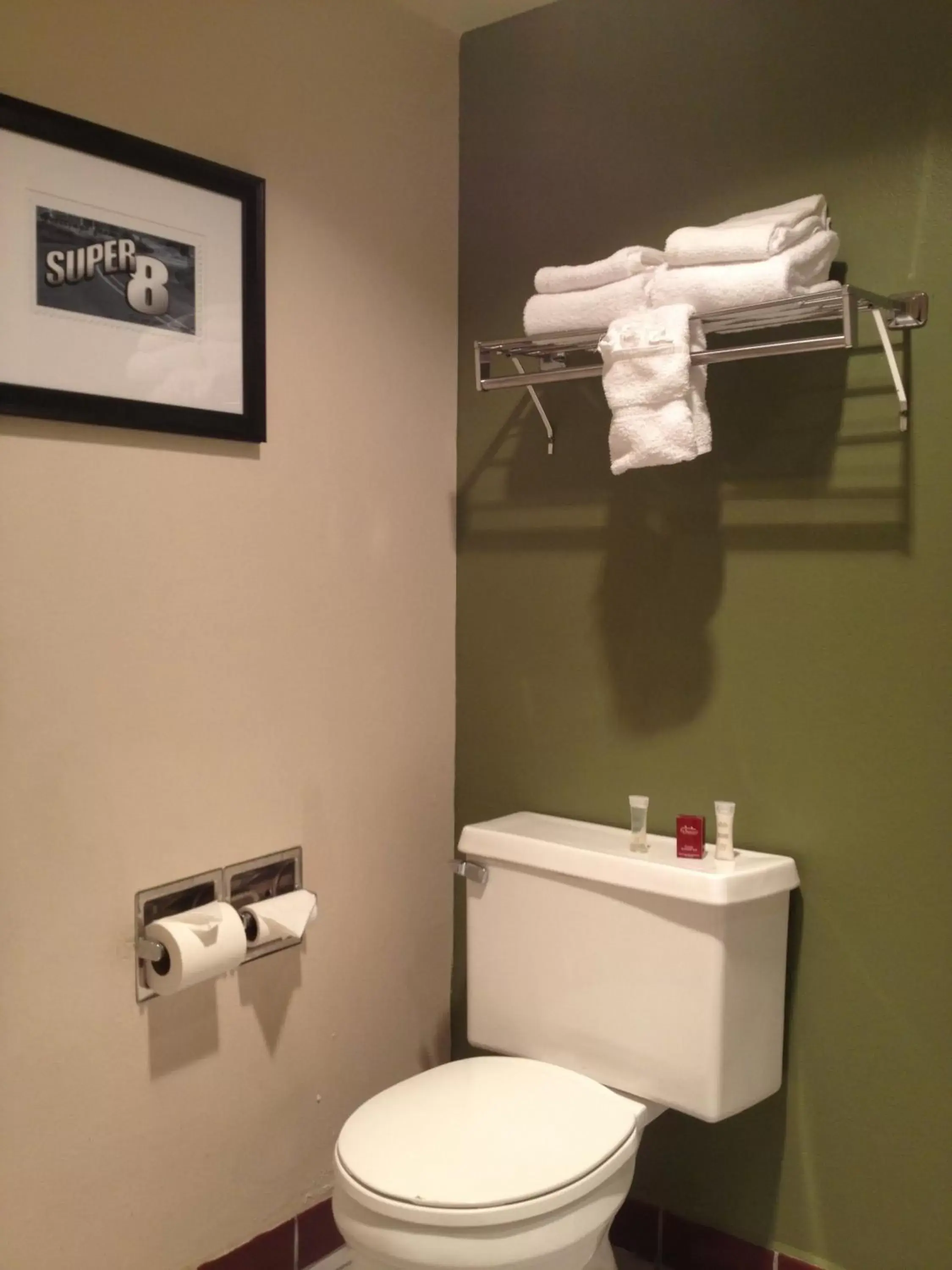 Toilet, Bathroom in Super 8 by Wyndham Wheat Ridge/Denver West
