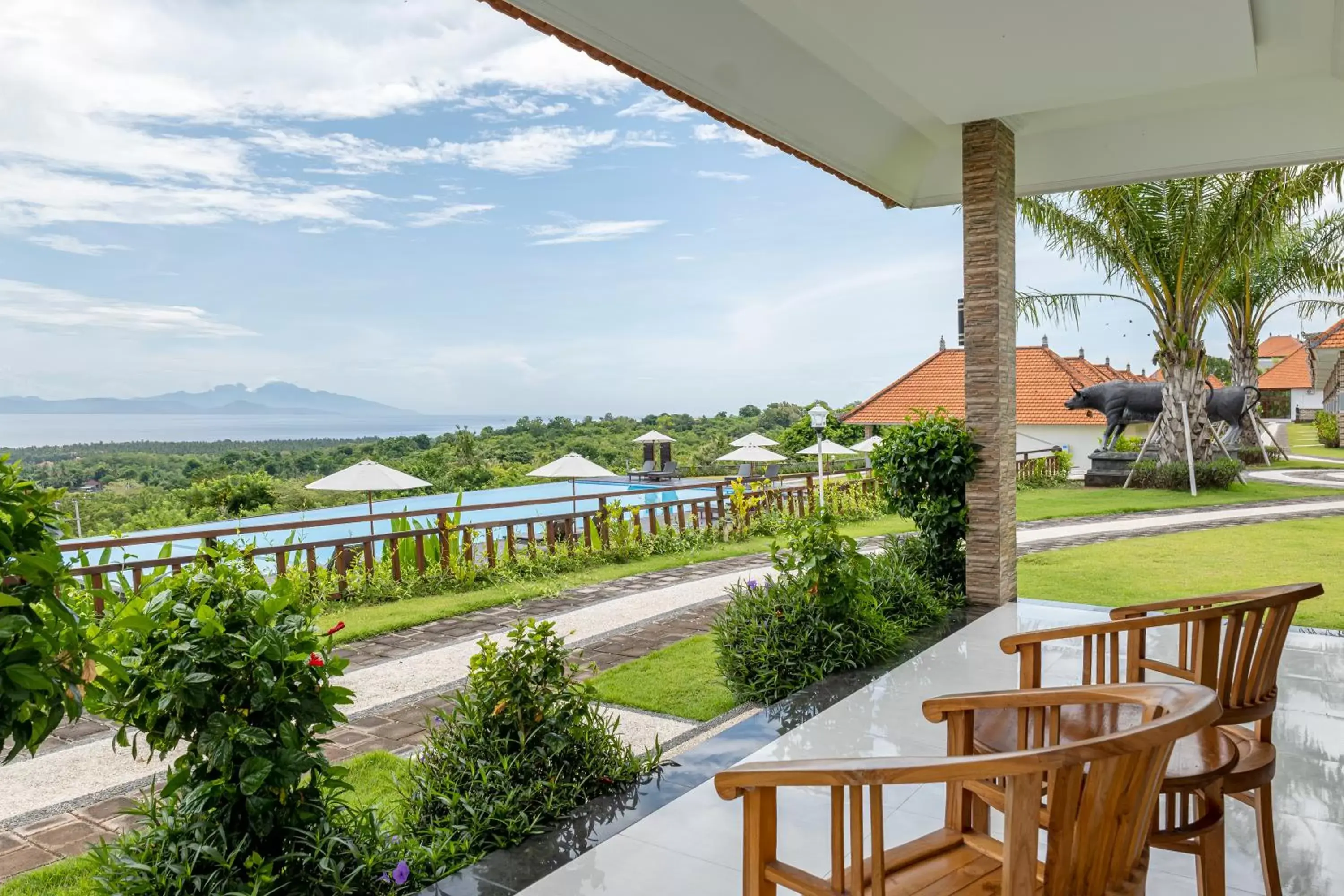 Balcony/Terrace in Semabu Hills Hotel Nusa Penida