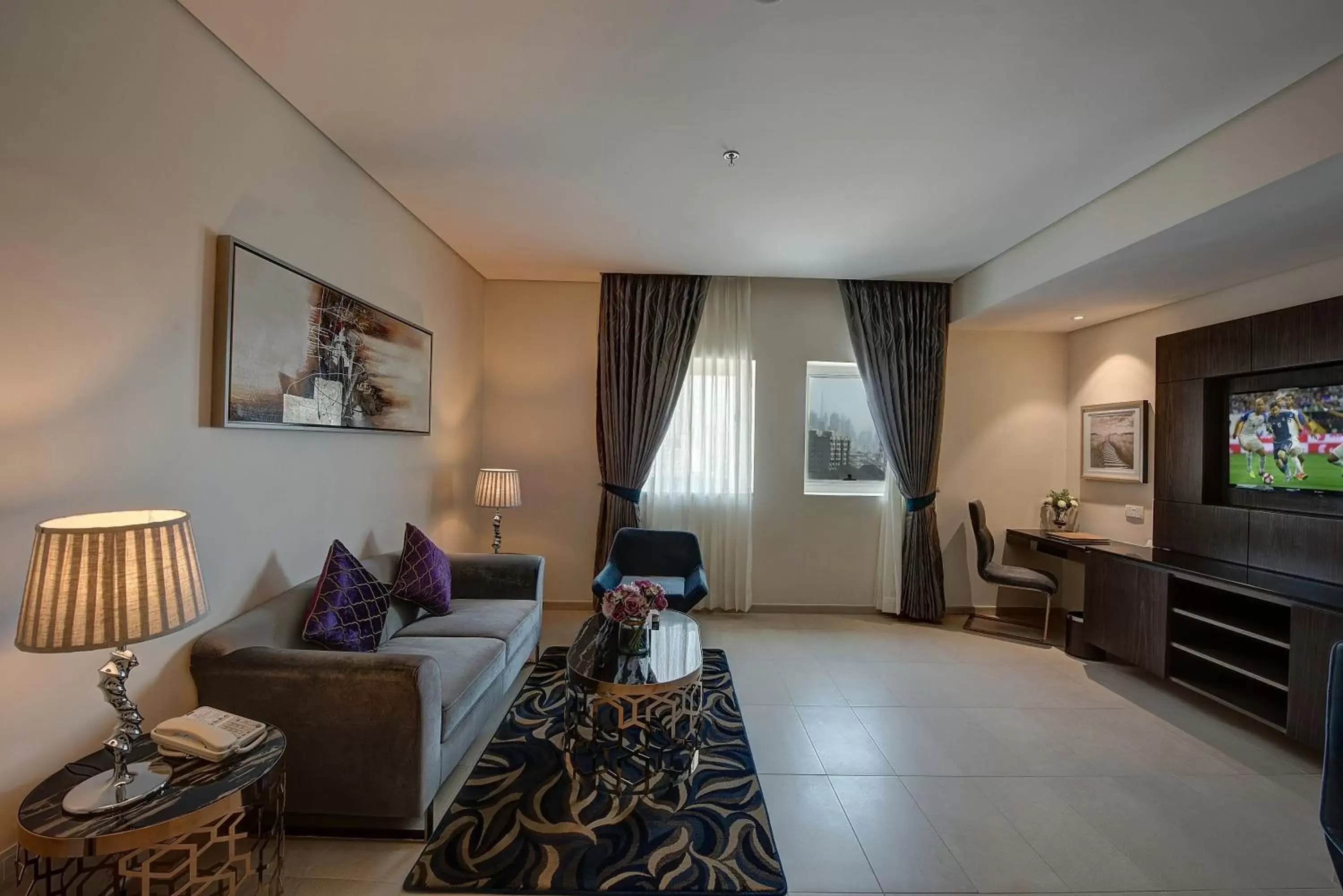 Living room, Seating Area in Omega Hotel Dubai