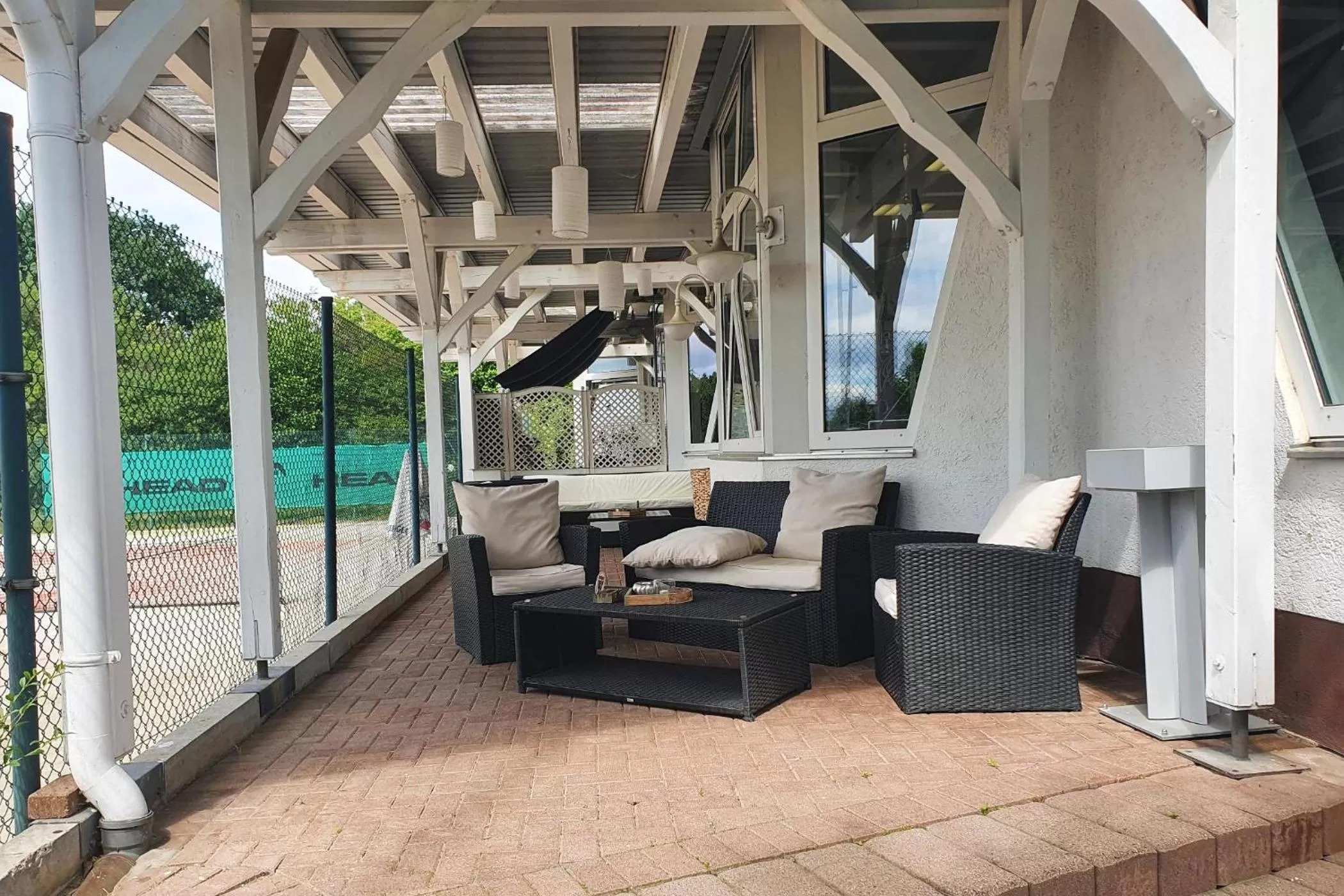 Balcony/Terrace in Sport Hotel Kenzingen inklusive Schwimmbad, Sauna und Frühstück nähe Europa-Park