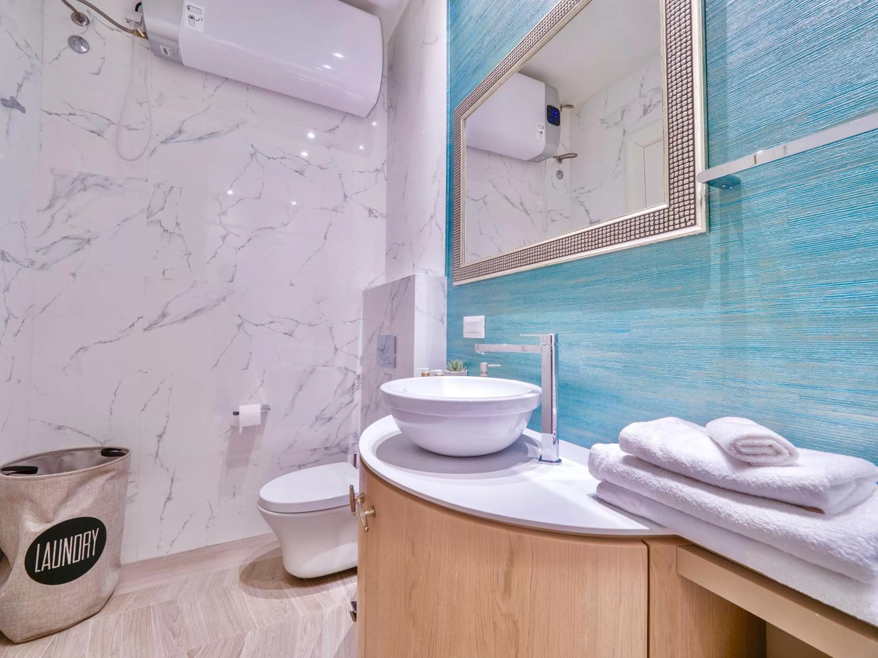 Bathroom in Apartments PERLA Budva