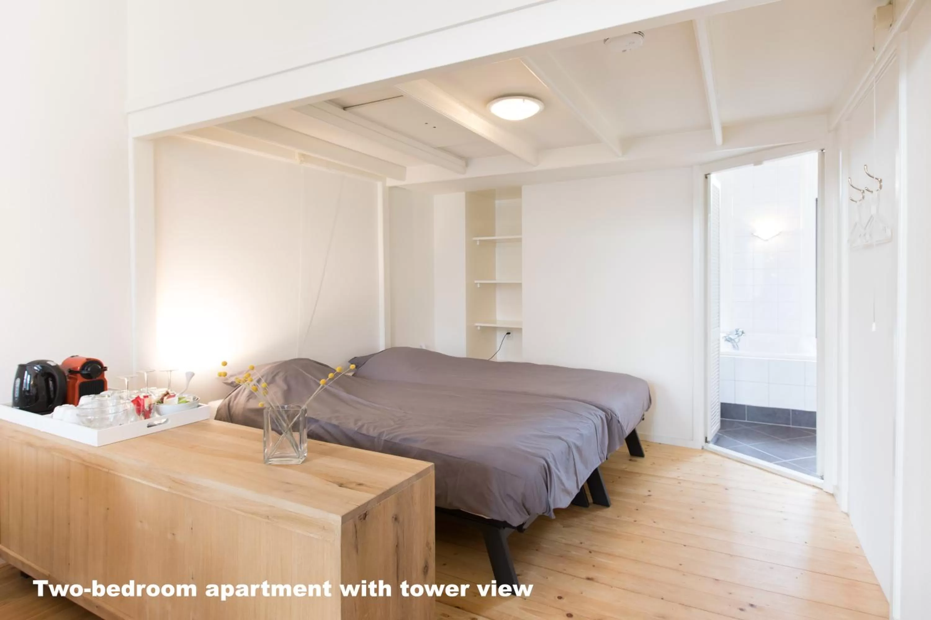 Bed in Hotel de Vischpoorte, centrum Deventer en aan de IJssel