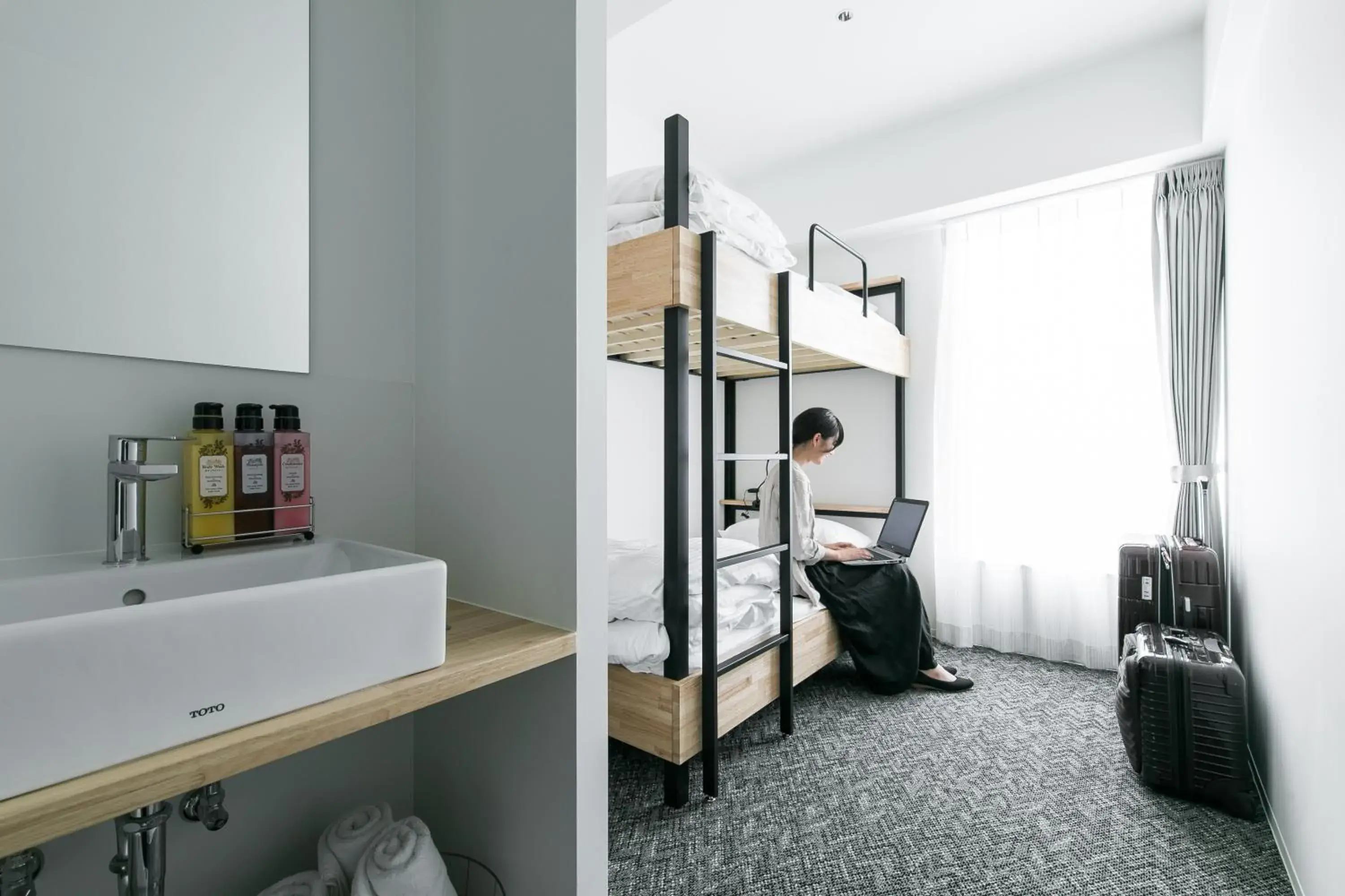 bunk bed in IMU Hotel Kyoto