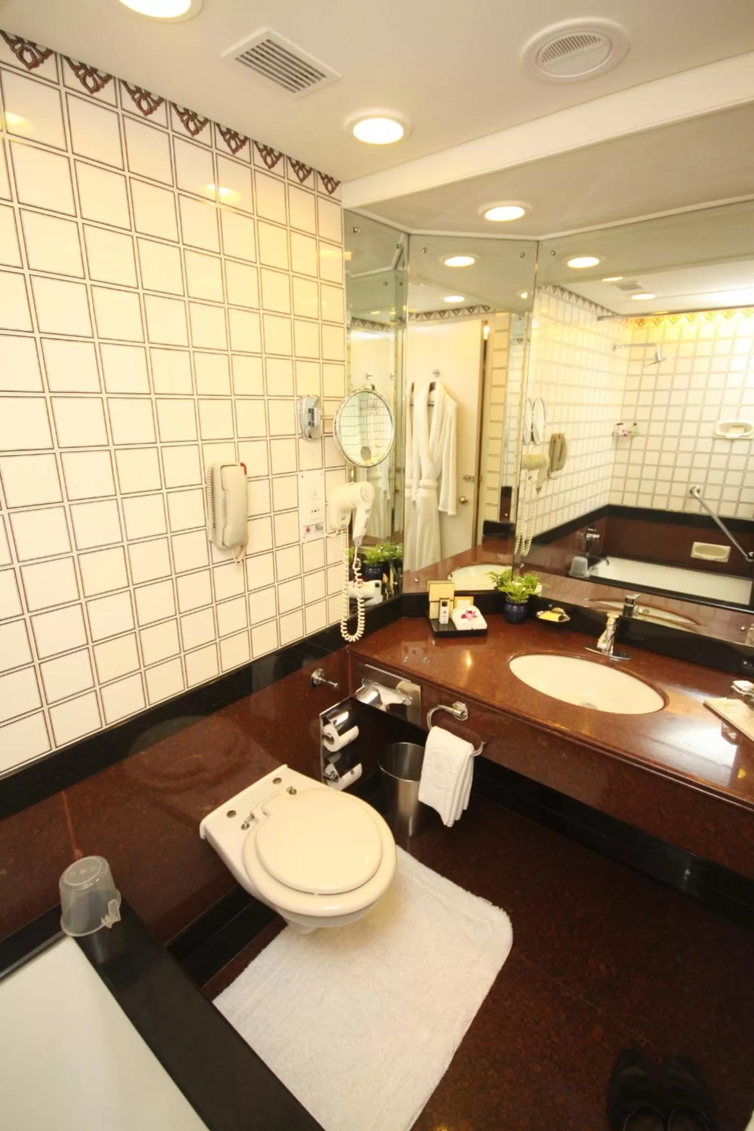 Bathroom in Taj Bengal