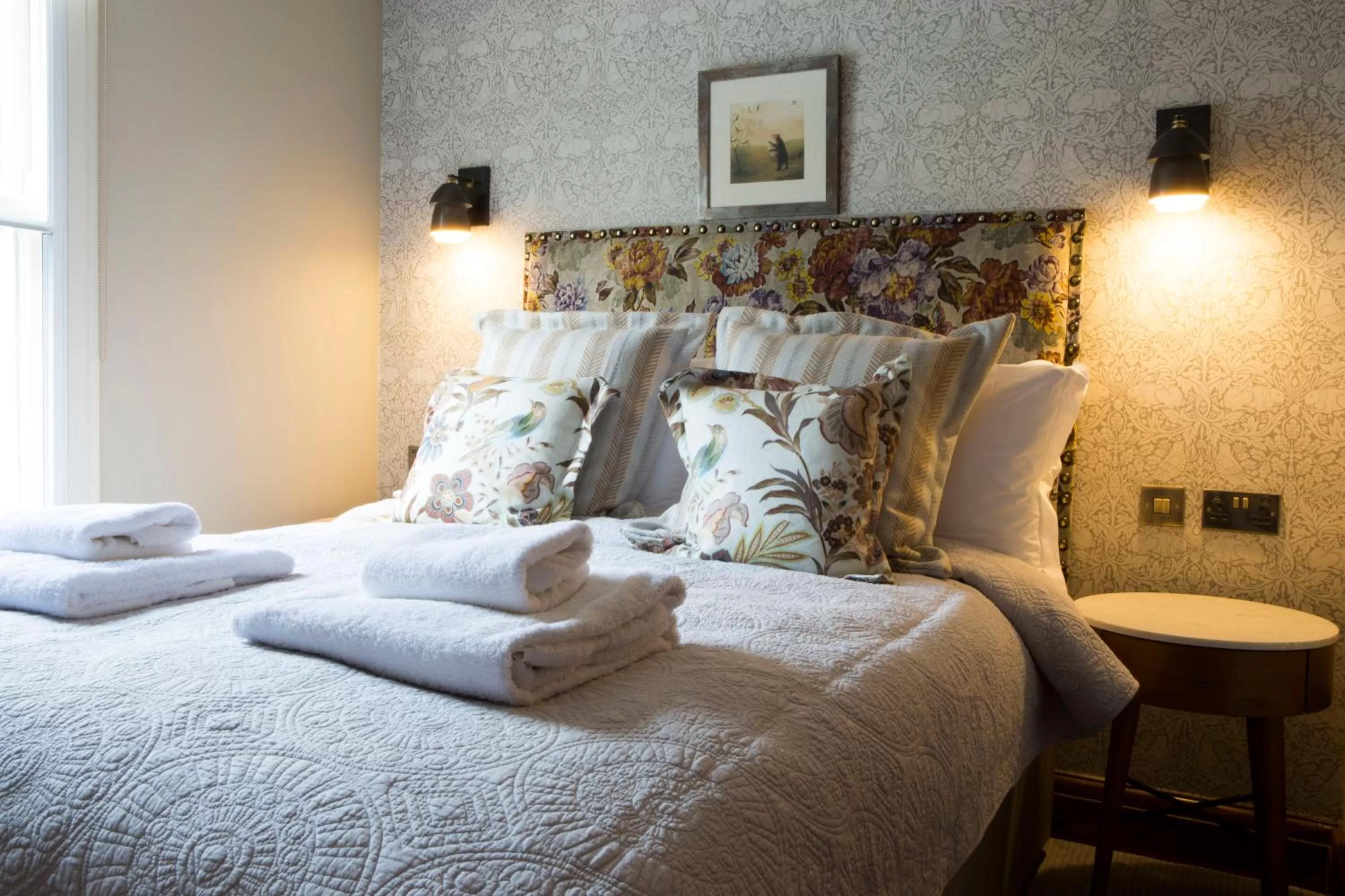 Bed in The Legh Arms Prestbury