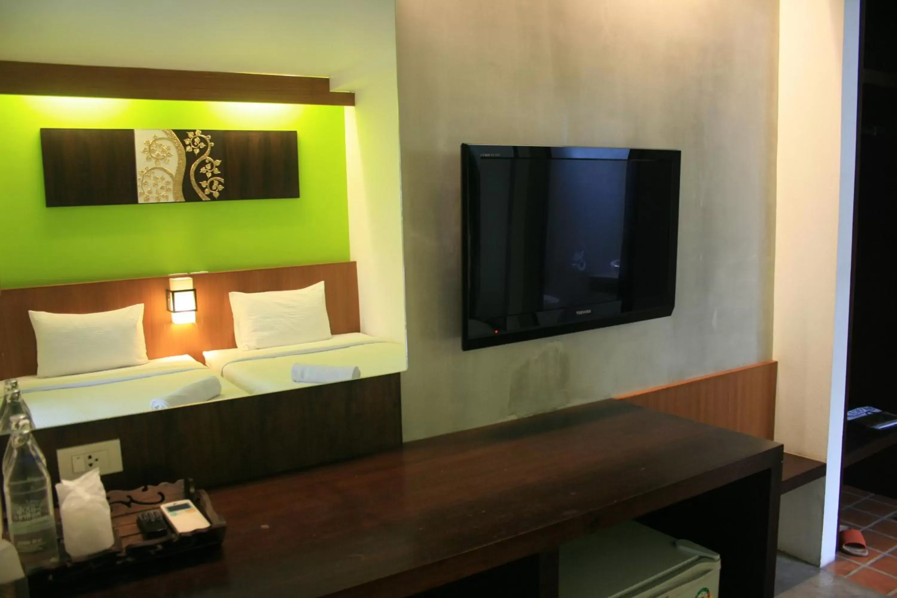 Bedroom, TV/Entertainment Center in Baan Ing Ping