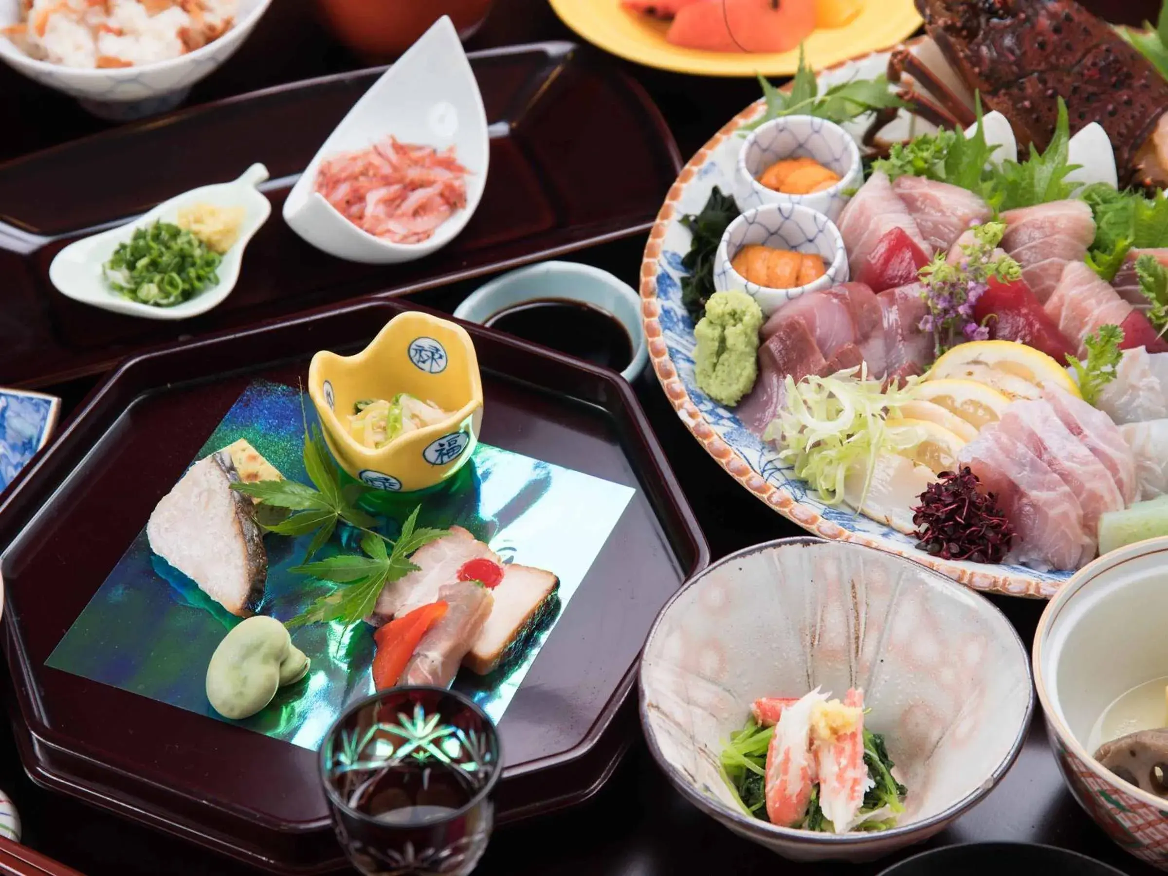 Dinner, Food in Hotel Hagoromo