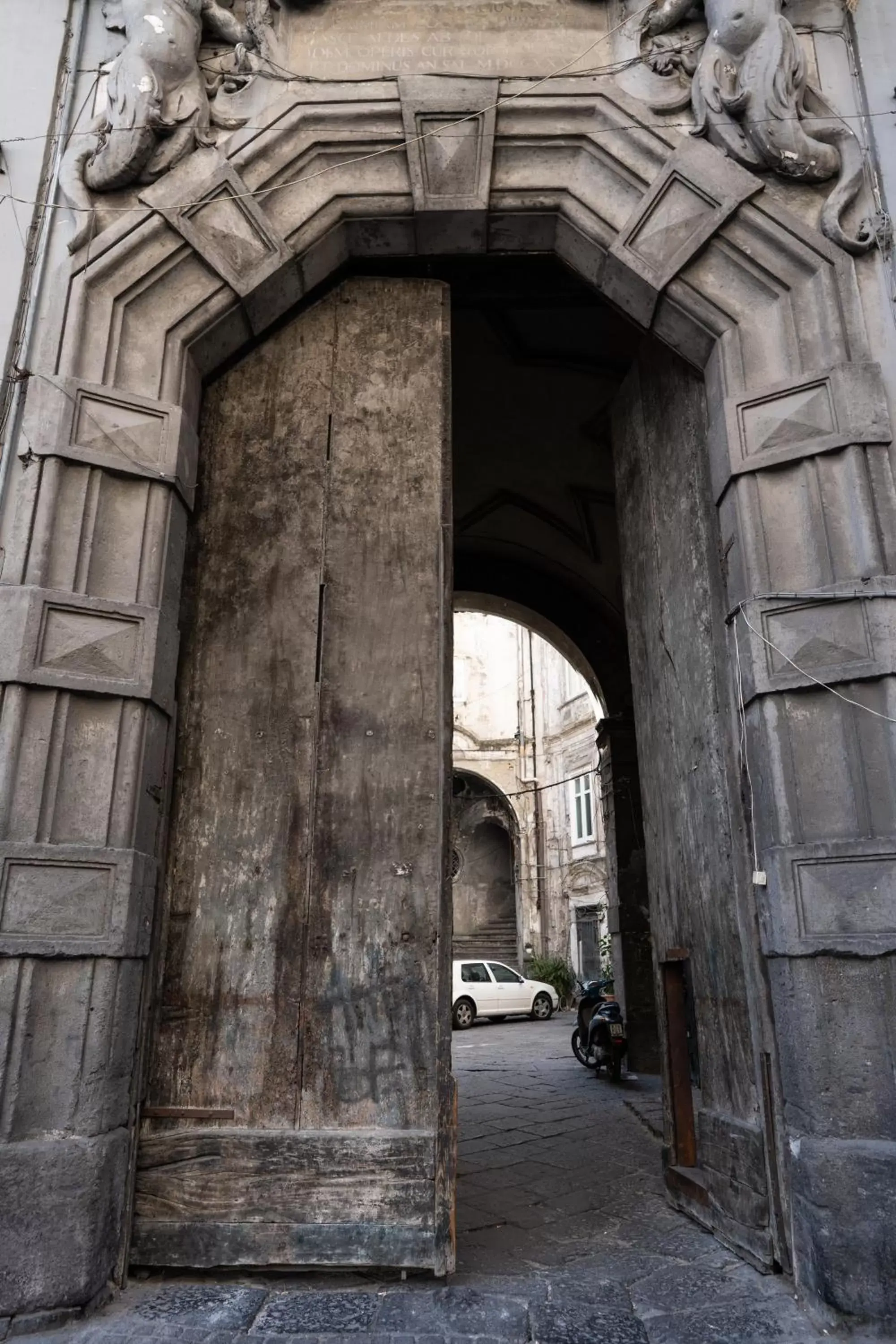 Facade/entrance in San Felice Palace