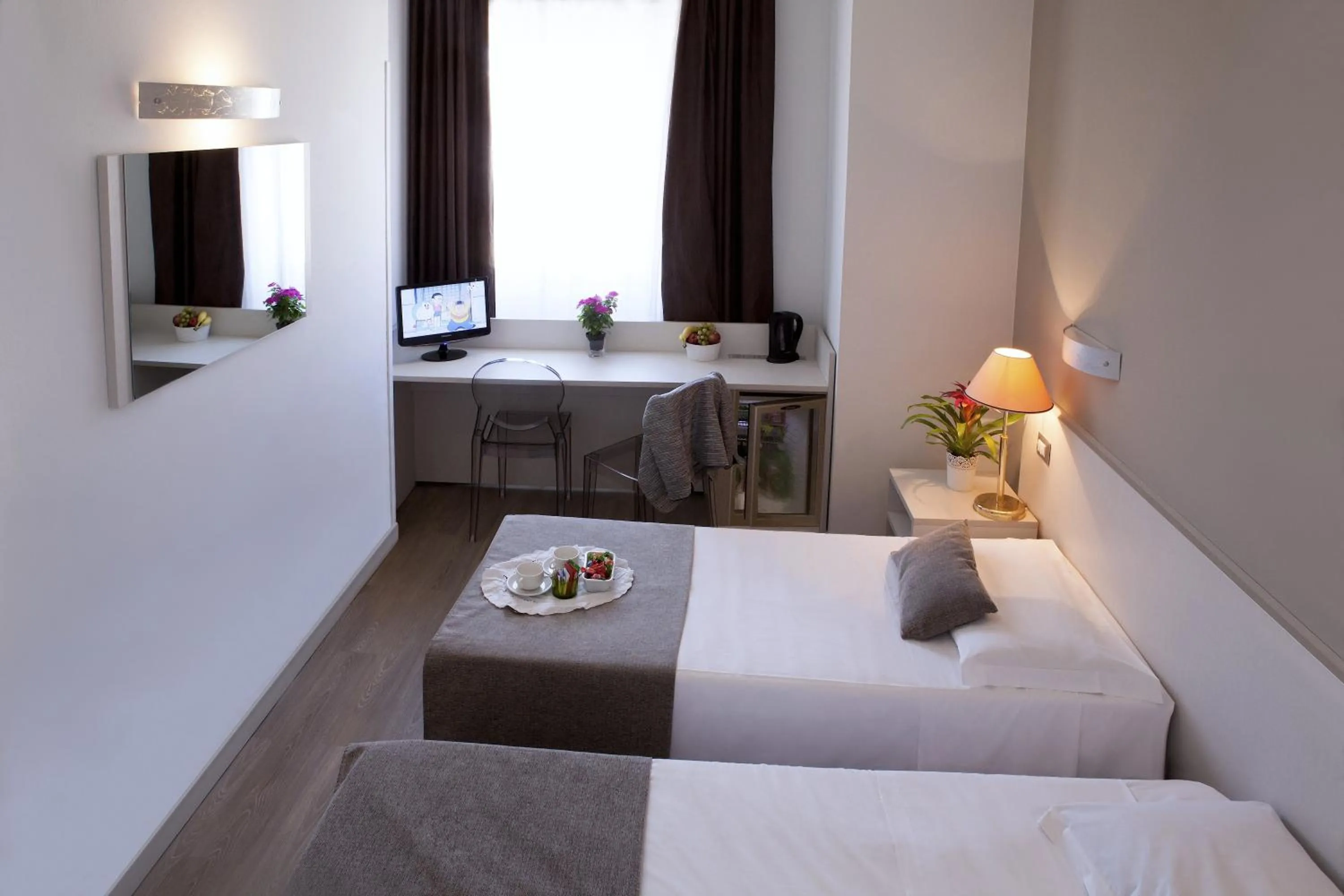 Bedroom, Bed in Hotel Mennini